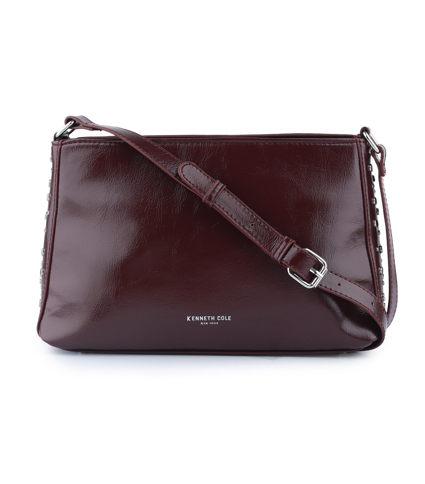 Studbling Crossbody Bag Burgundy