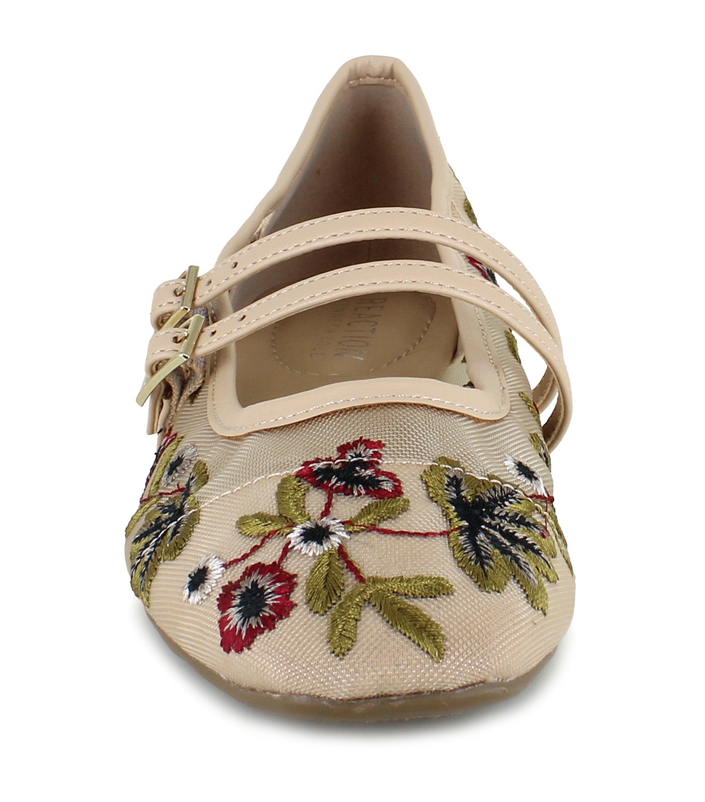 Kenneth Cole Malibu Nites Mary Jane Flats Nude