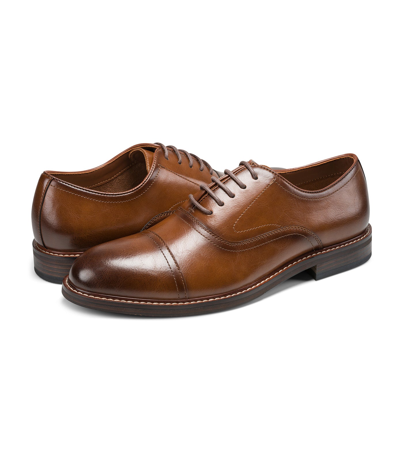 Kenneth Cole Lawstin Cap Toe Oxford Tan