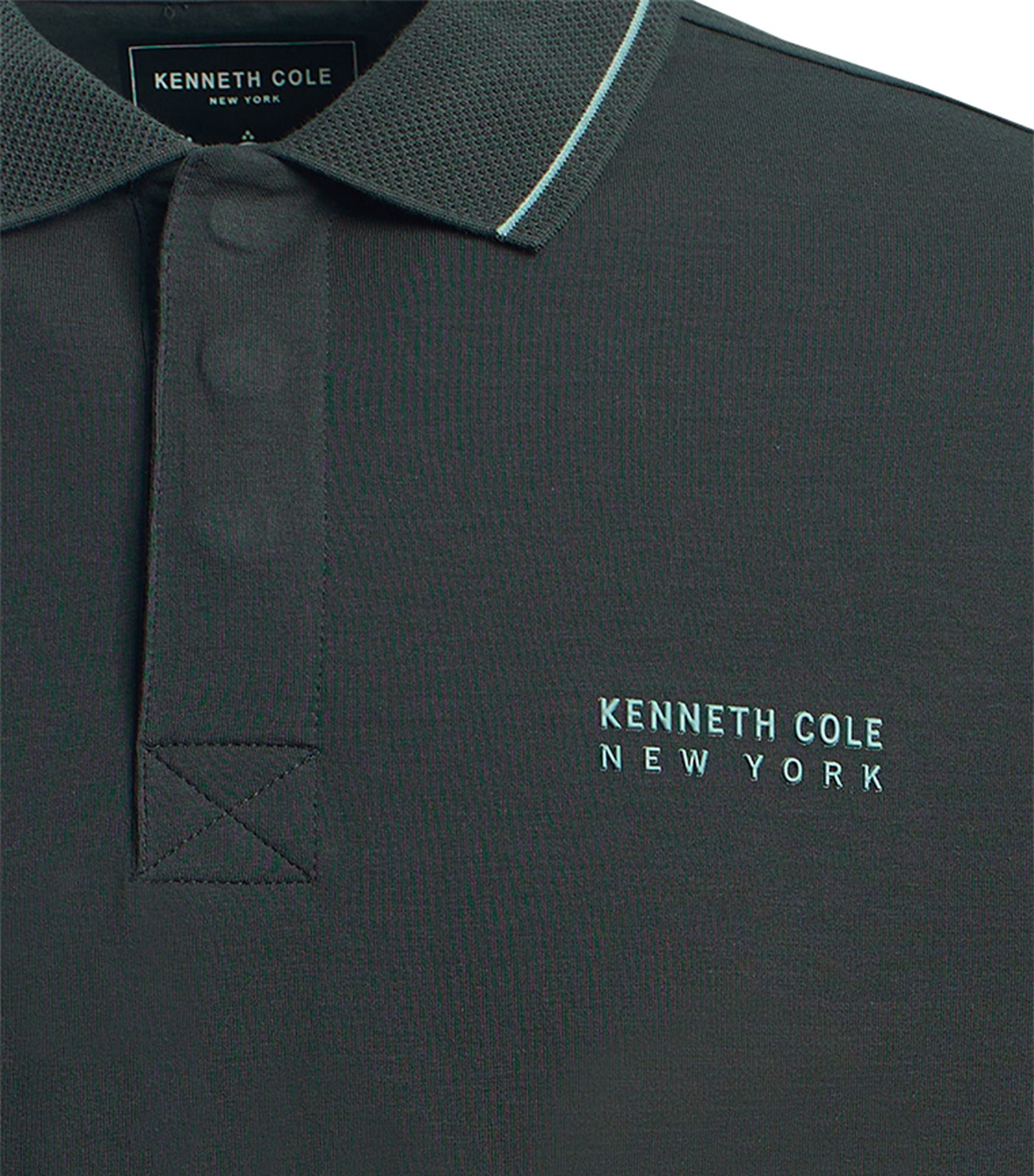 Kenneth Cole Pique Polo Shirt Scarab