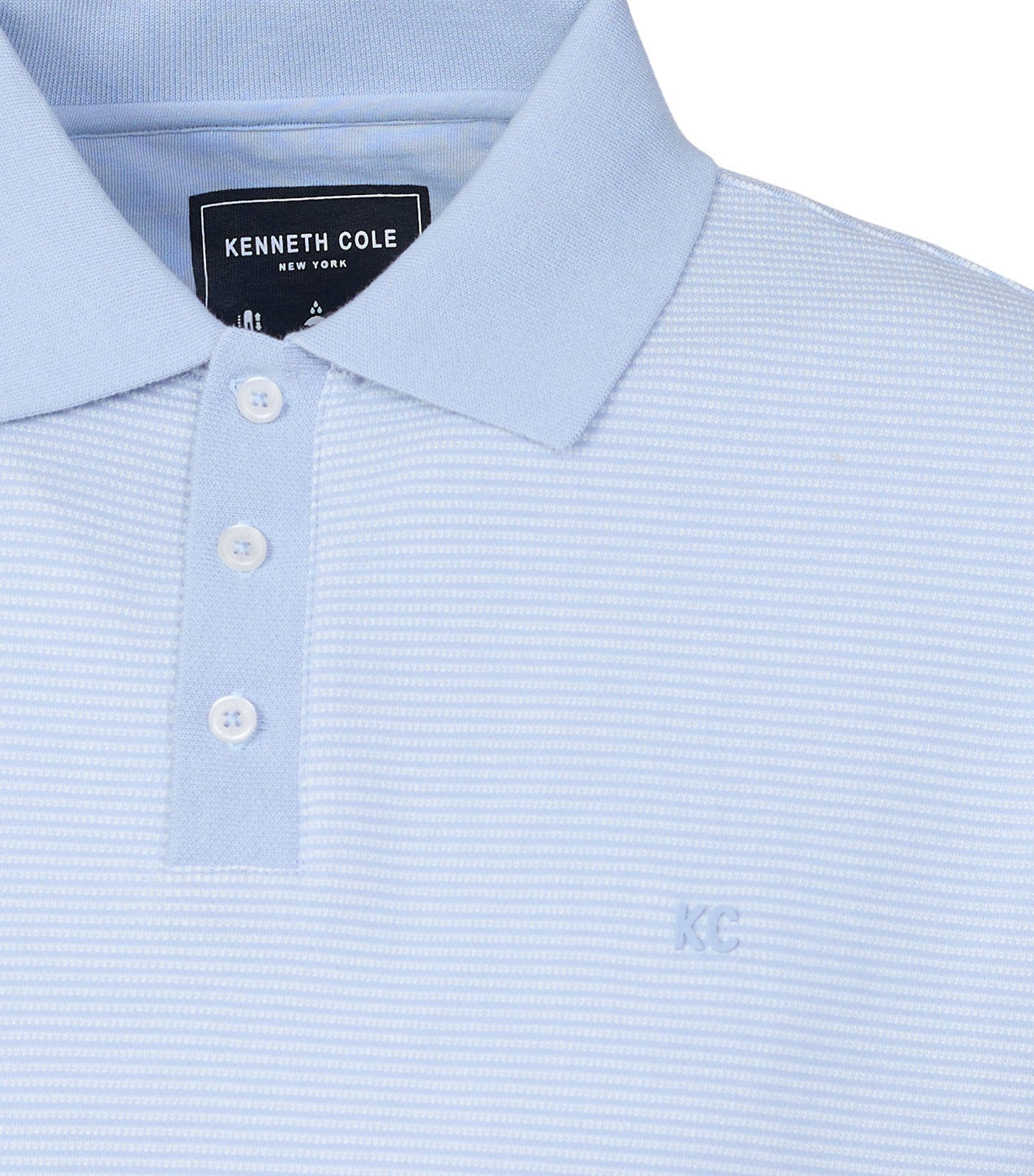 Half-Button Polo Celestial Blue