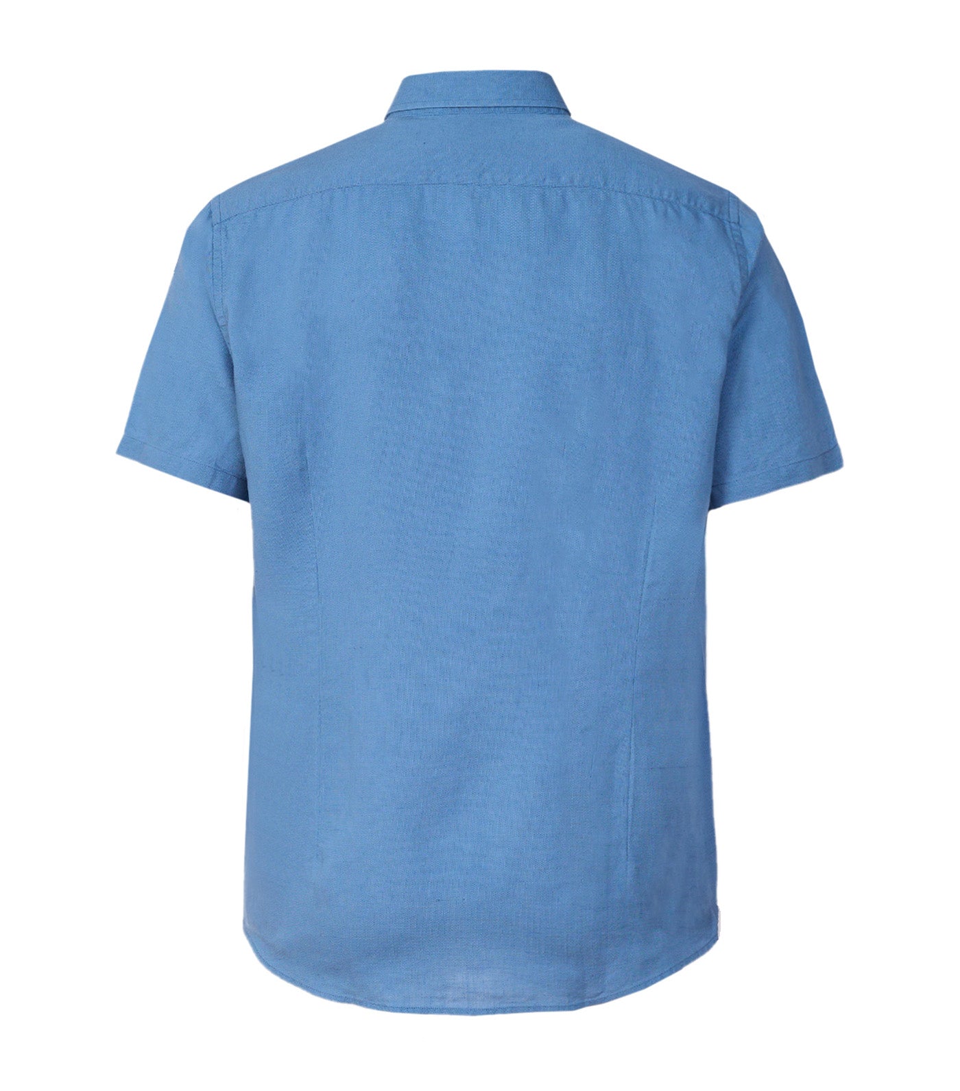 Short Sleeve Dress Shirt Cement Blue