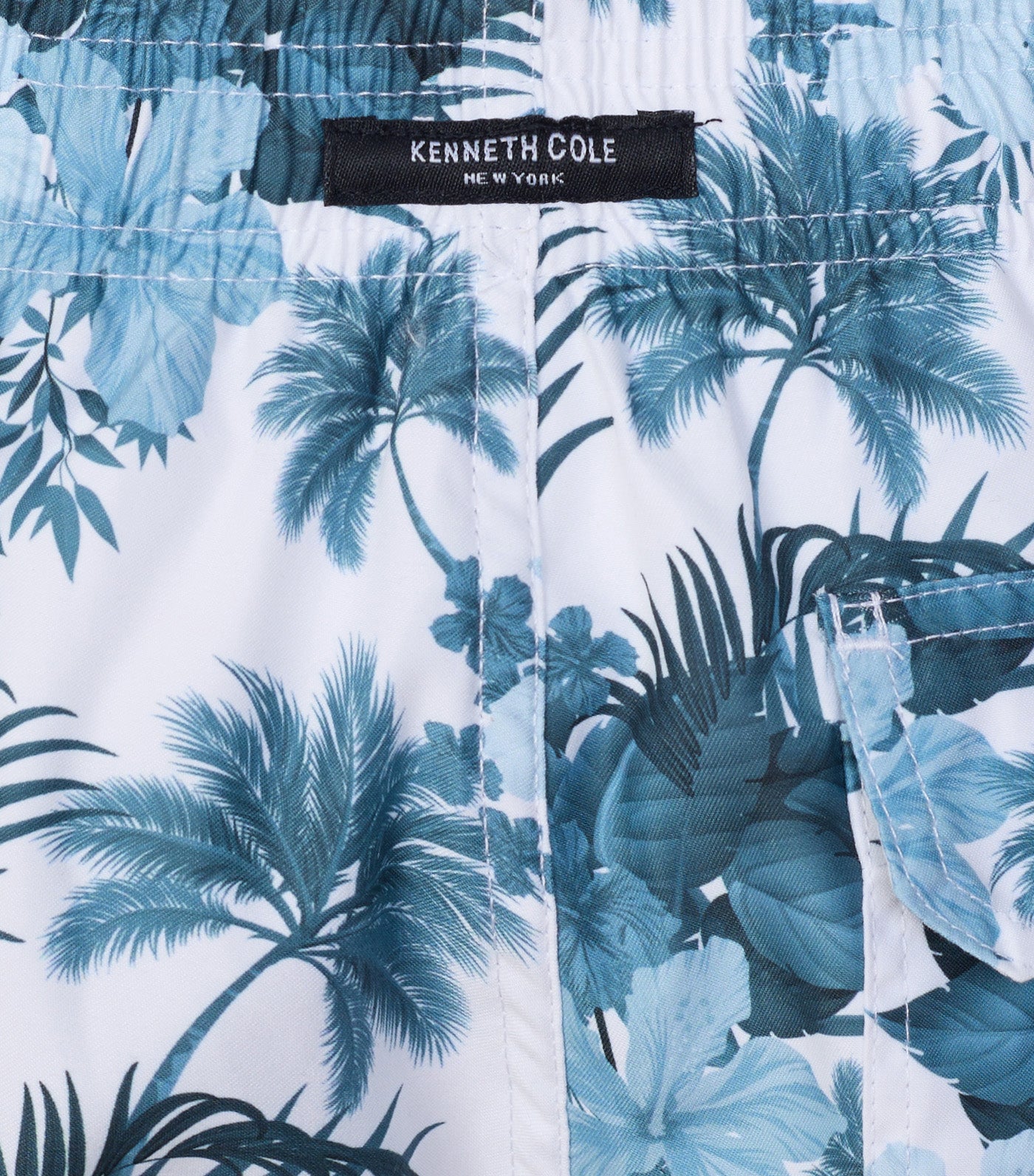 Patterned Swim Shorts Heaven Blue