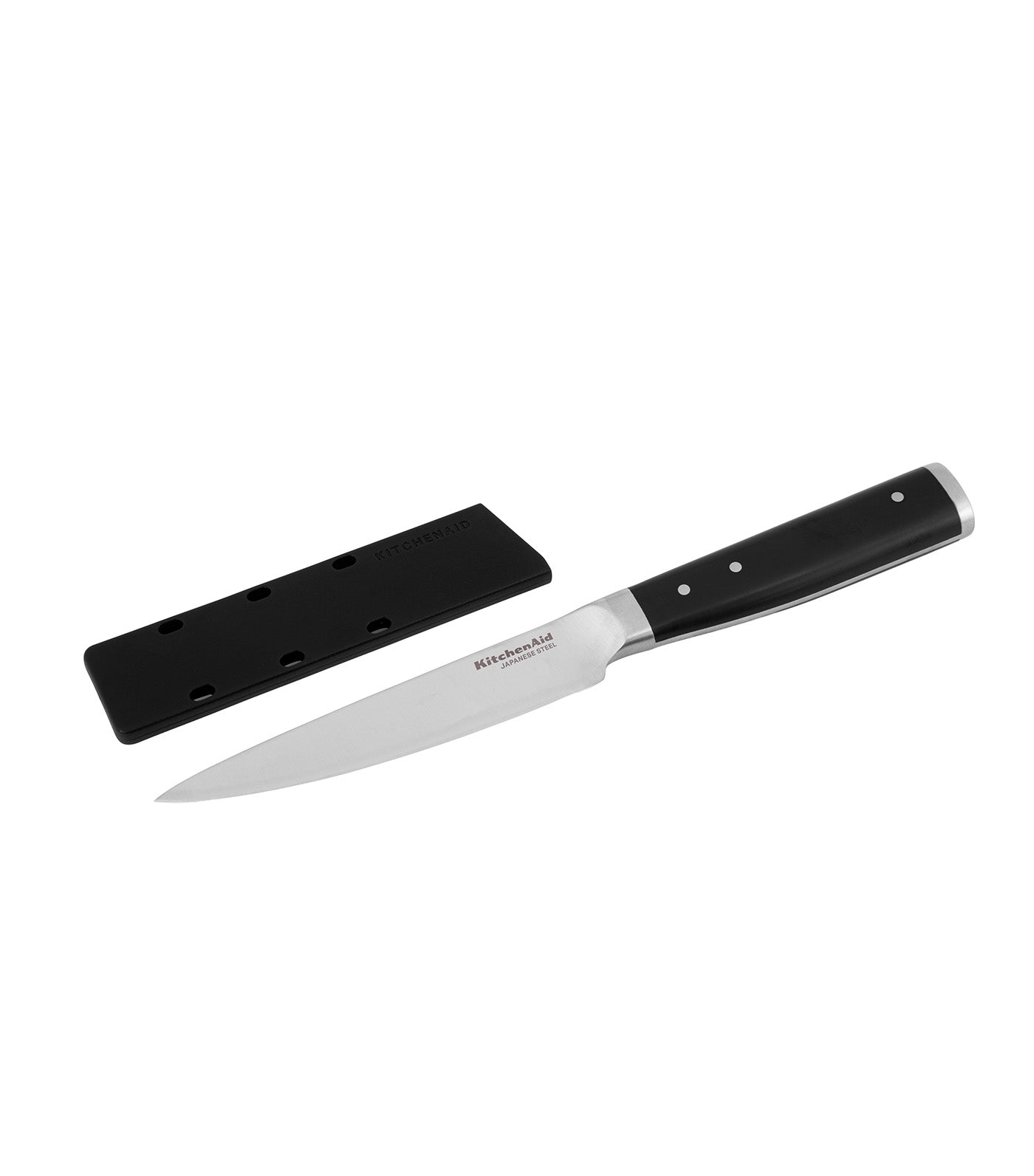4.5in Fine Edge Utility Knife with Sheath-GMT Black