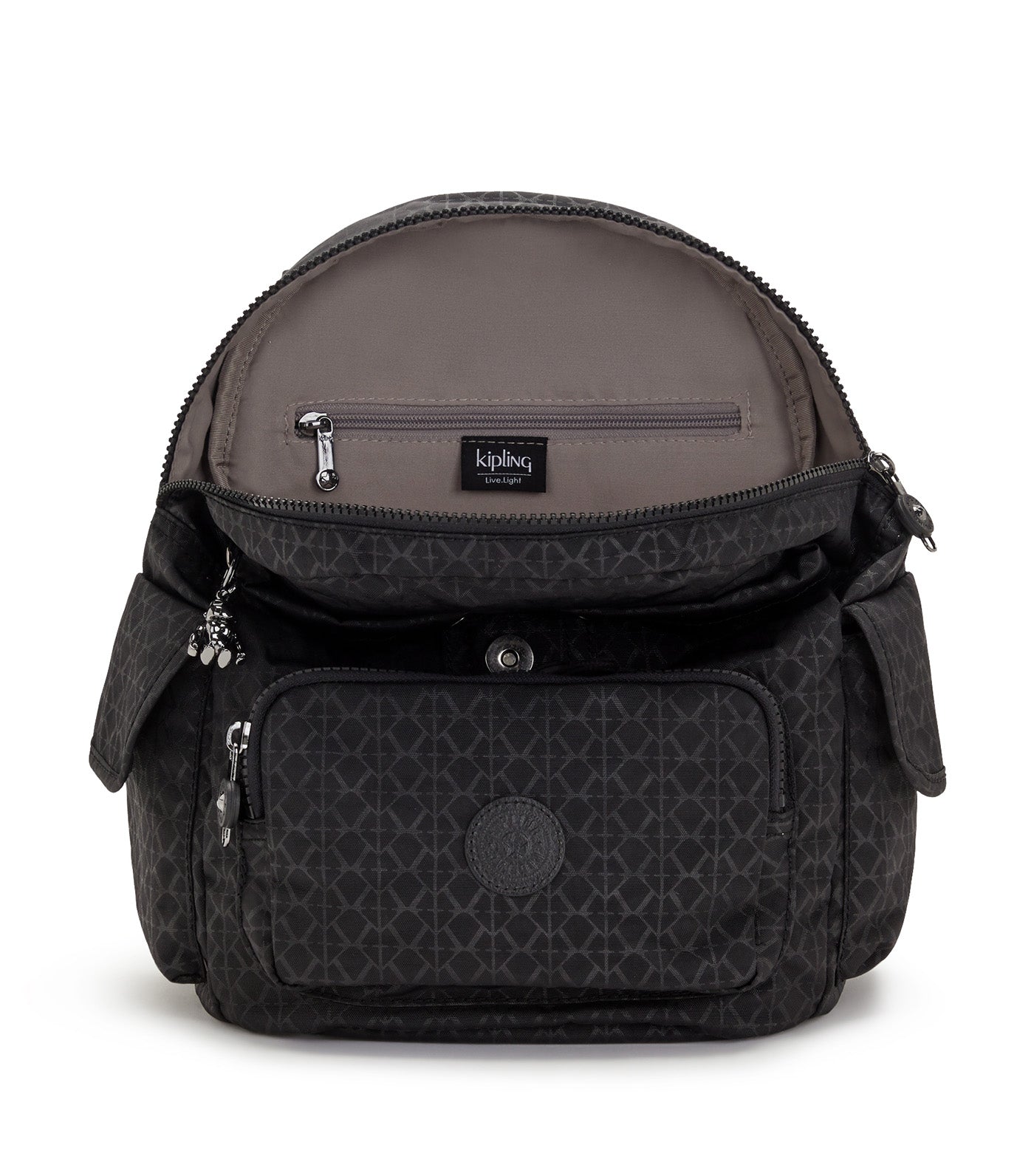 City Pack S Signature Embossed Backpack