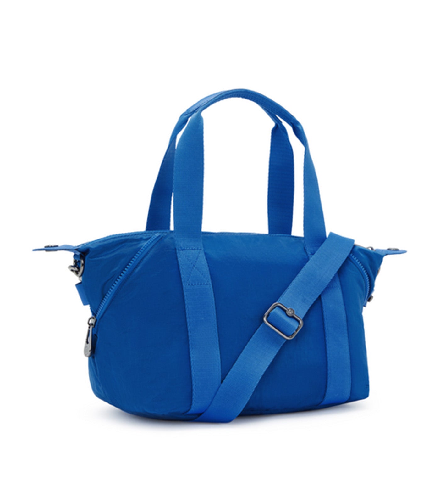 Art Mini Handbag Satin Blue