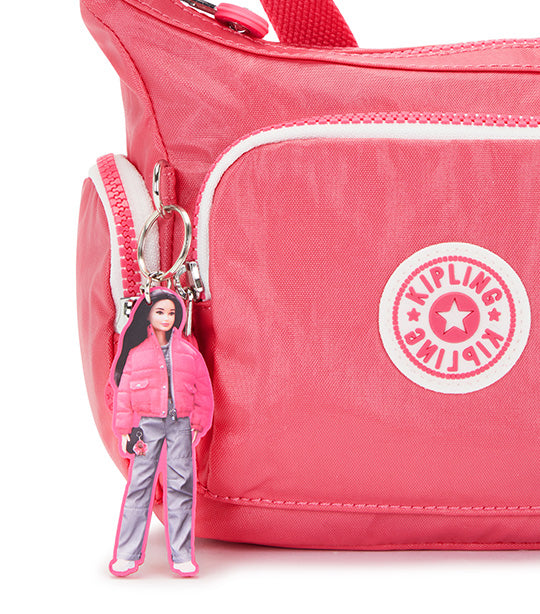 Barbie x Kipling Gabbie Mini Crossbody Bag Lively Pink