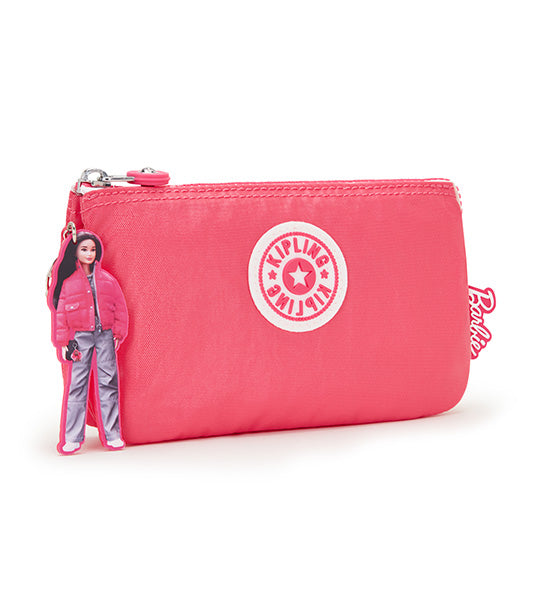 Barbie x Kipling Creativity Large Pouch Lively Pink