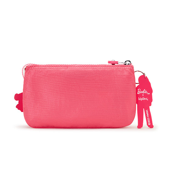 Barbie x Kipling Creativity Large Pouch Lively Pink
