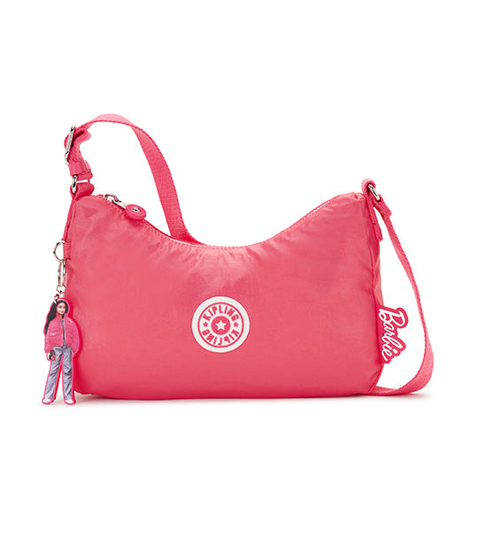 Barbie x Kipling Ayda Shoulder Bag Lively Pink