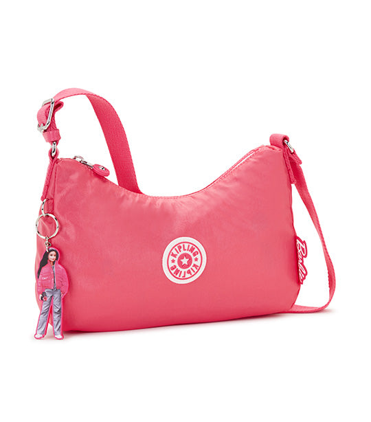 Barbie x Kipling Ayda Shoulder Bag Lively Pink