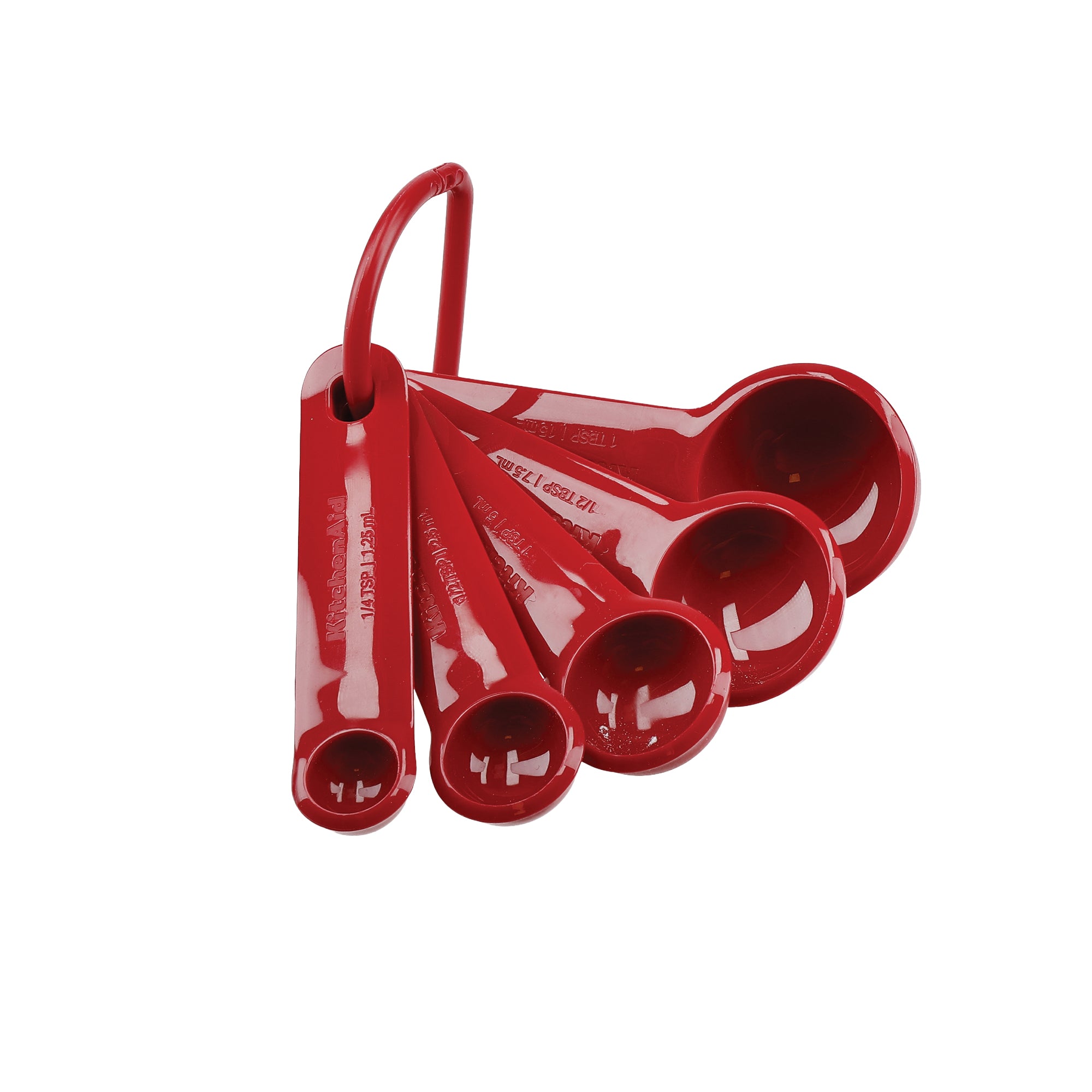 5-Piece Measuring Spoon Set Empire Red