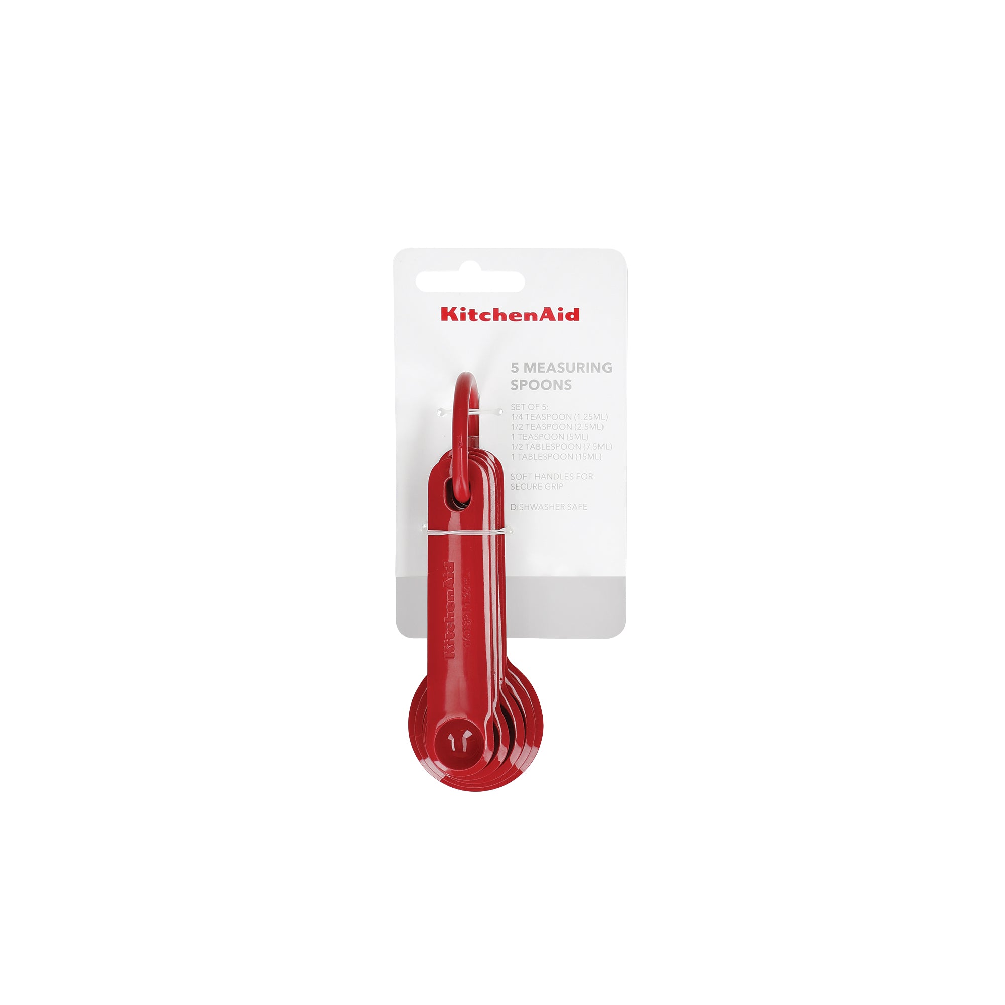 5-Piece Measuring Spoon Set Empire Red