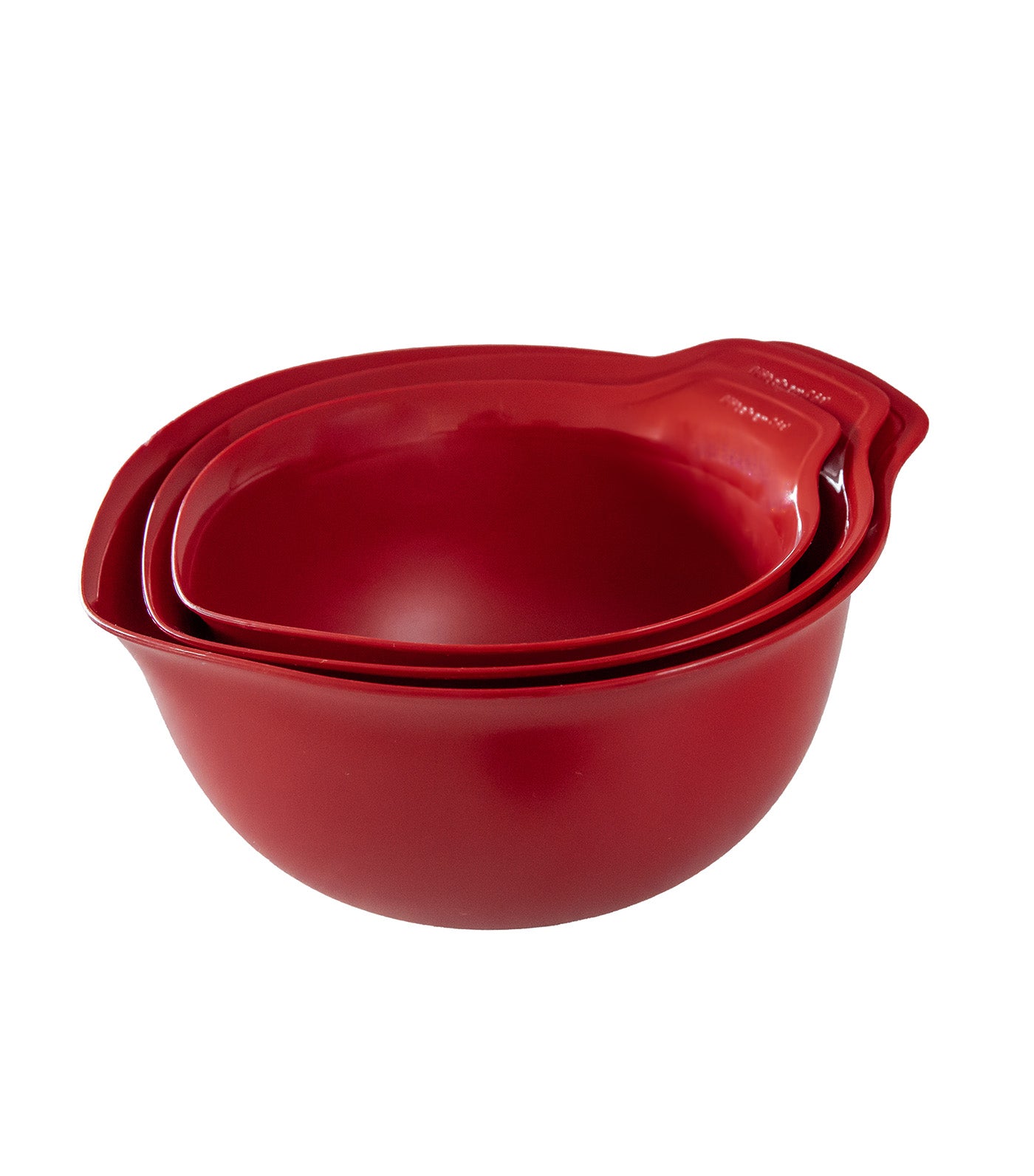 3-Piece Mixing Bowl Set Empire Red
