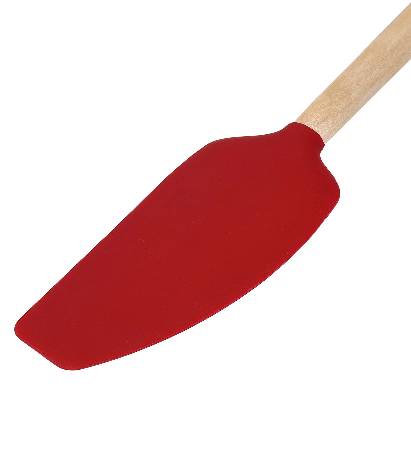 Birchwood Mixer Spatula Bamboo/Red
