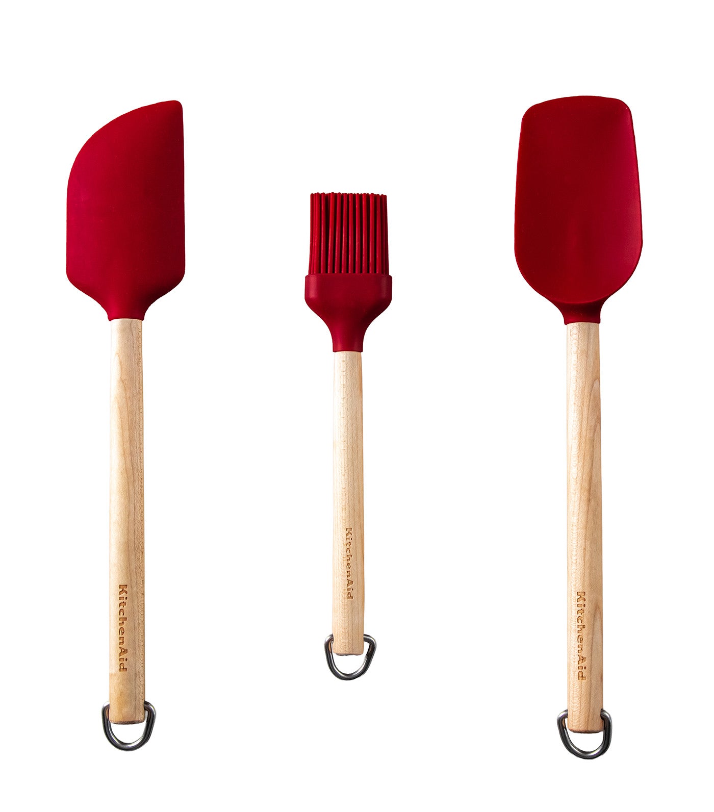 Birchwood 3-Piece Baking Set Bamboo/Red