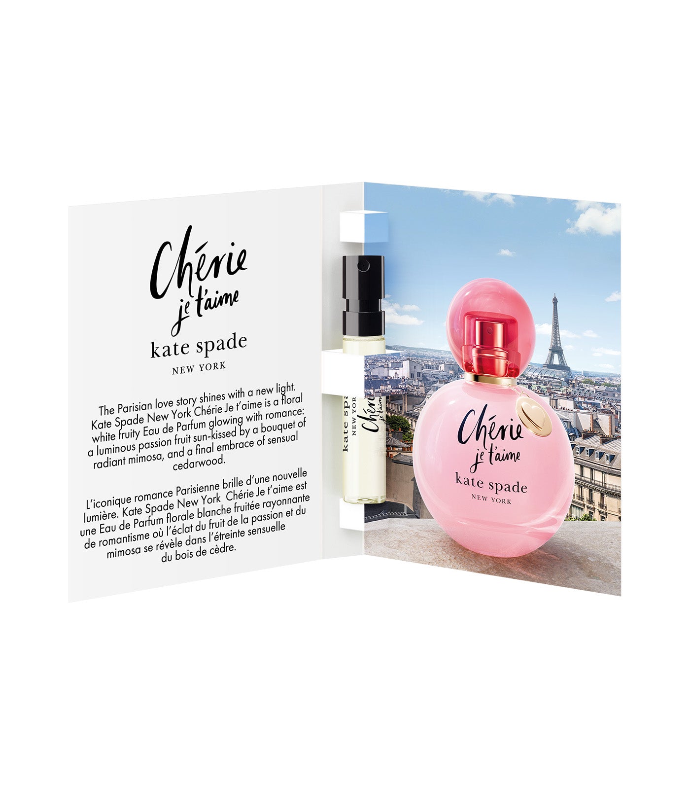 Complimentary Cherie Je T'aime Eau de Parfum 2ml Vial