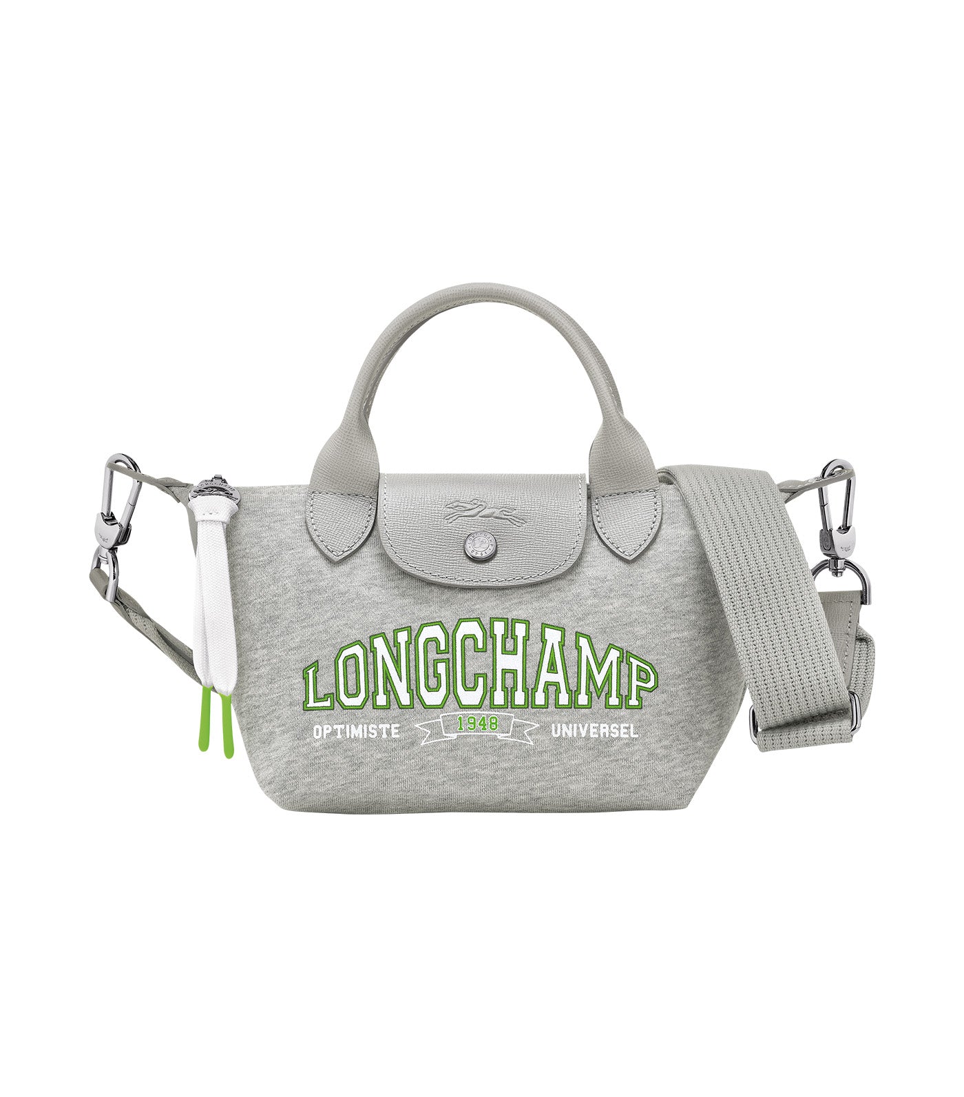 Gray longchamp bag best sale