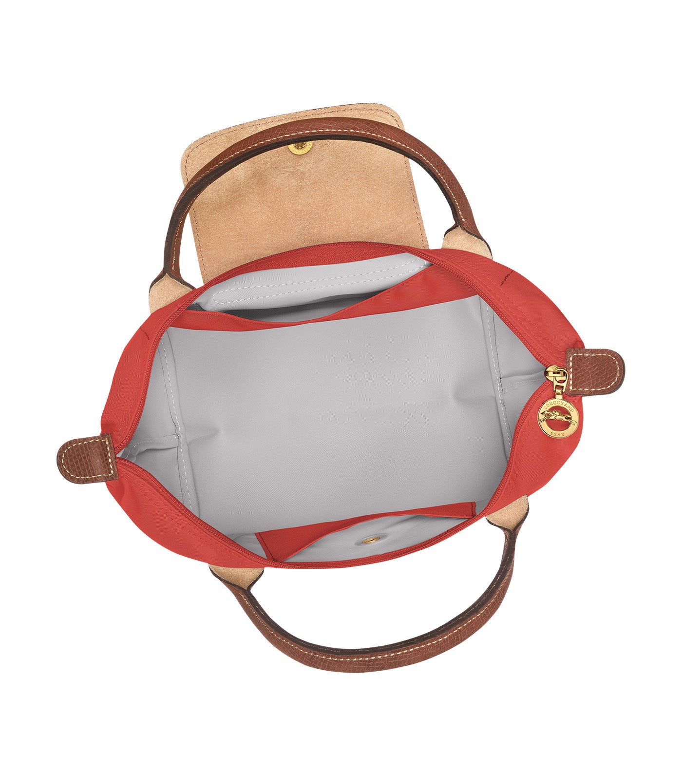 トートバッグ Longchamp Tomato Coloured Le Pliage Original L Bag Longchamp Le Pliage Classic Tomato – Tote&Co