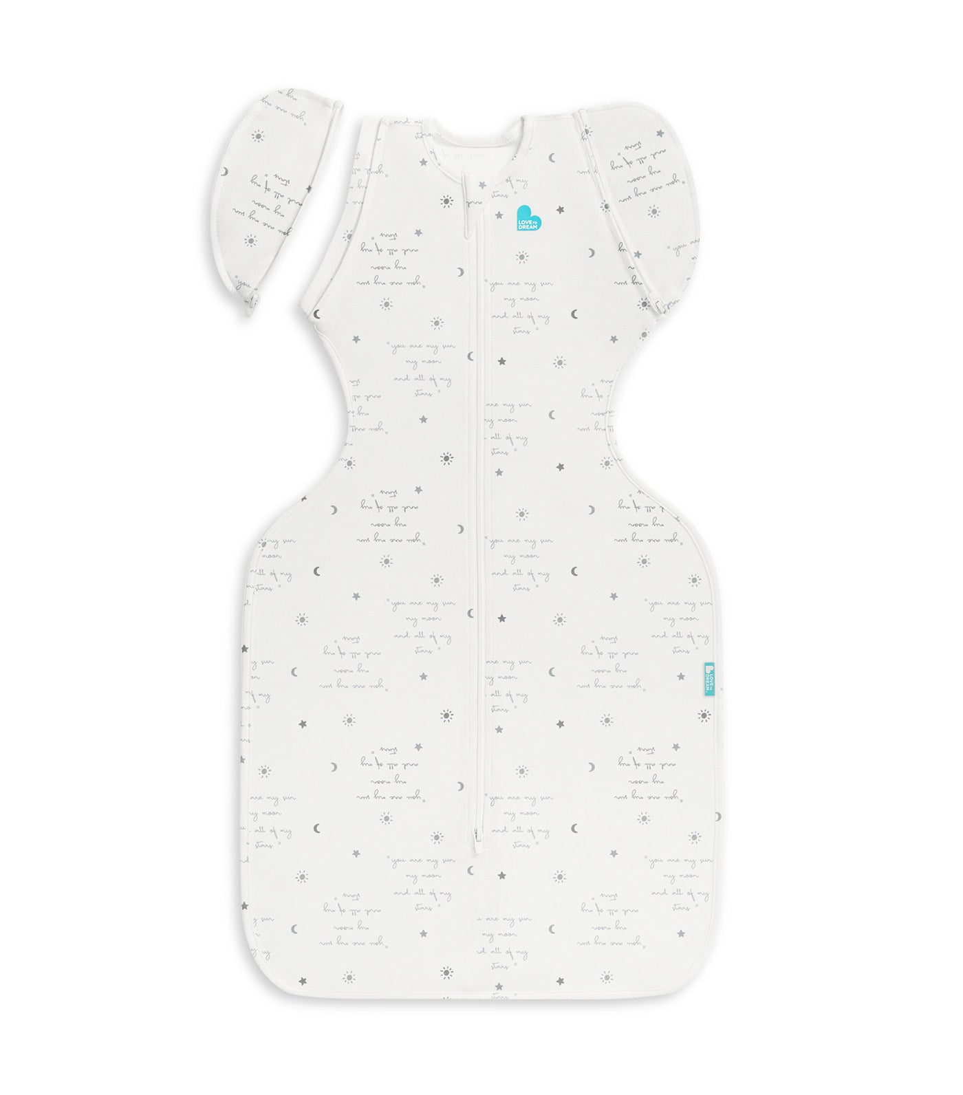 Swaddle Up™ Transition Bag LITE 0.2 TOG You Are My White