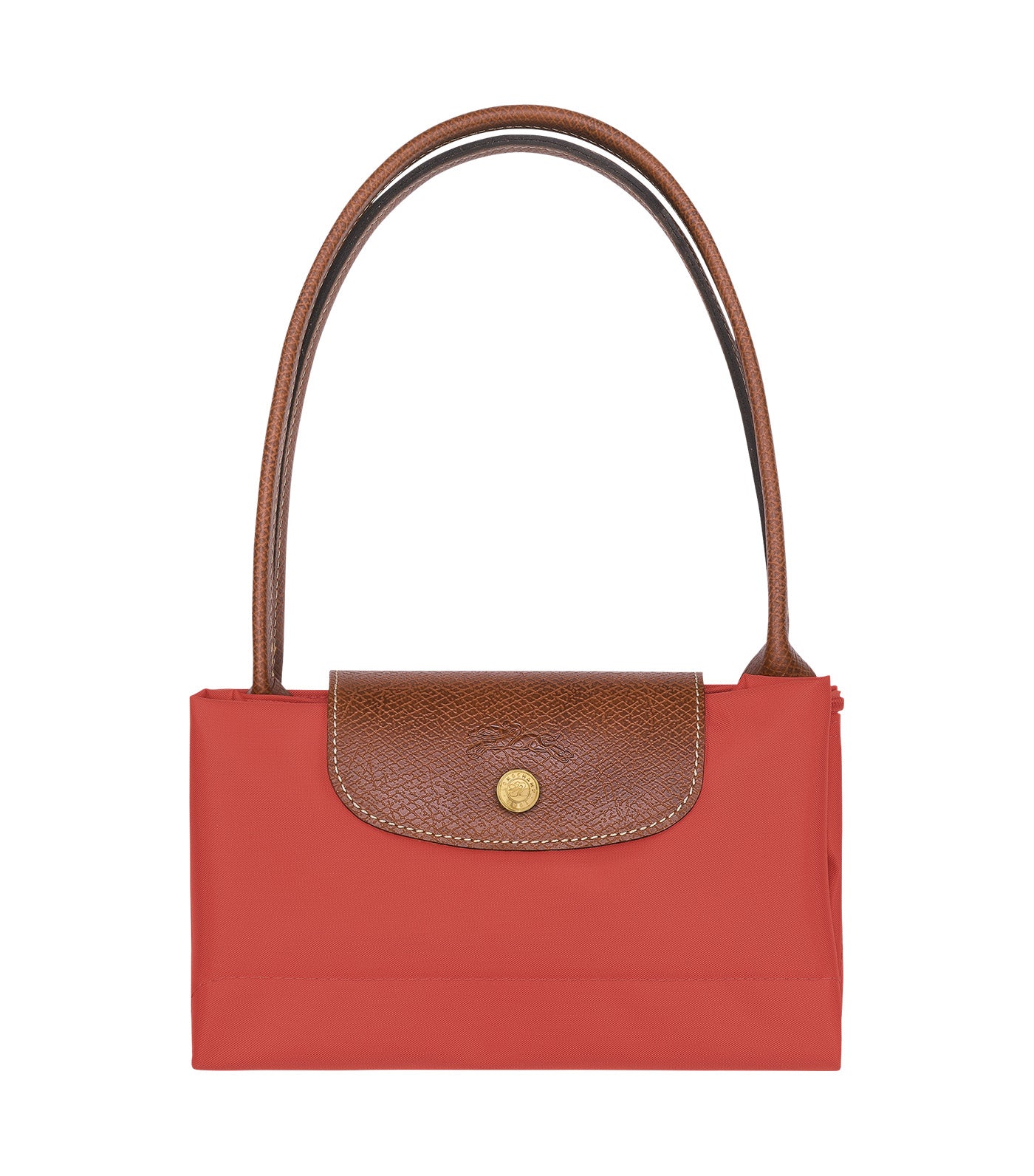 【関税&送料込】Longchamp Tomato Coloured Le Pliage Original Longchamp Tomato Le Pliage Original S Bag in Red | Lyst