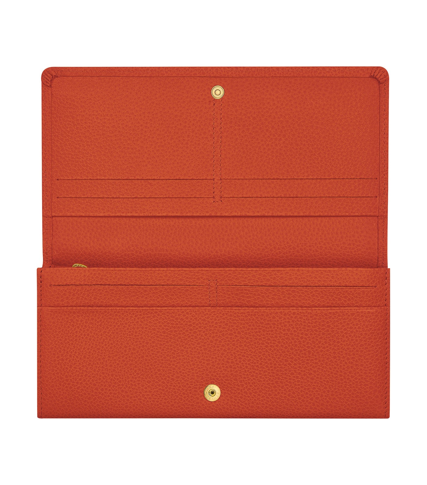 Le Foulonné Continental Wallet Paprika