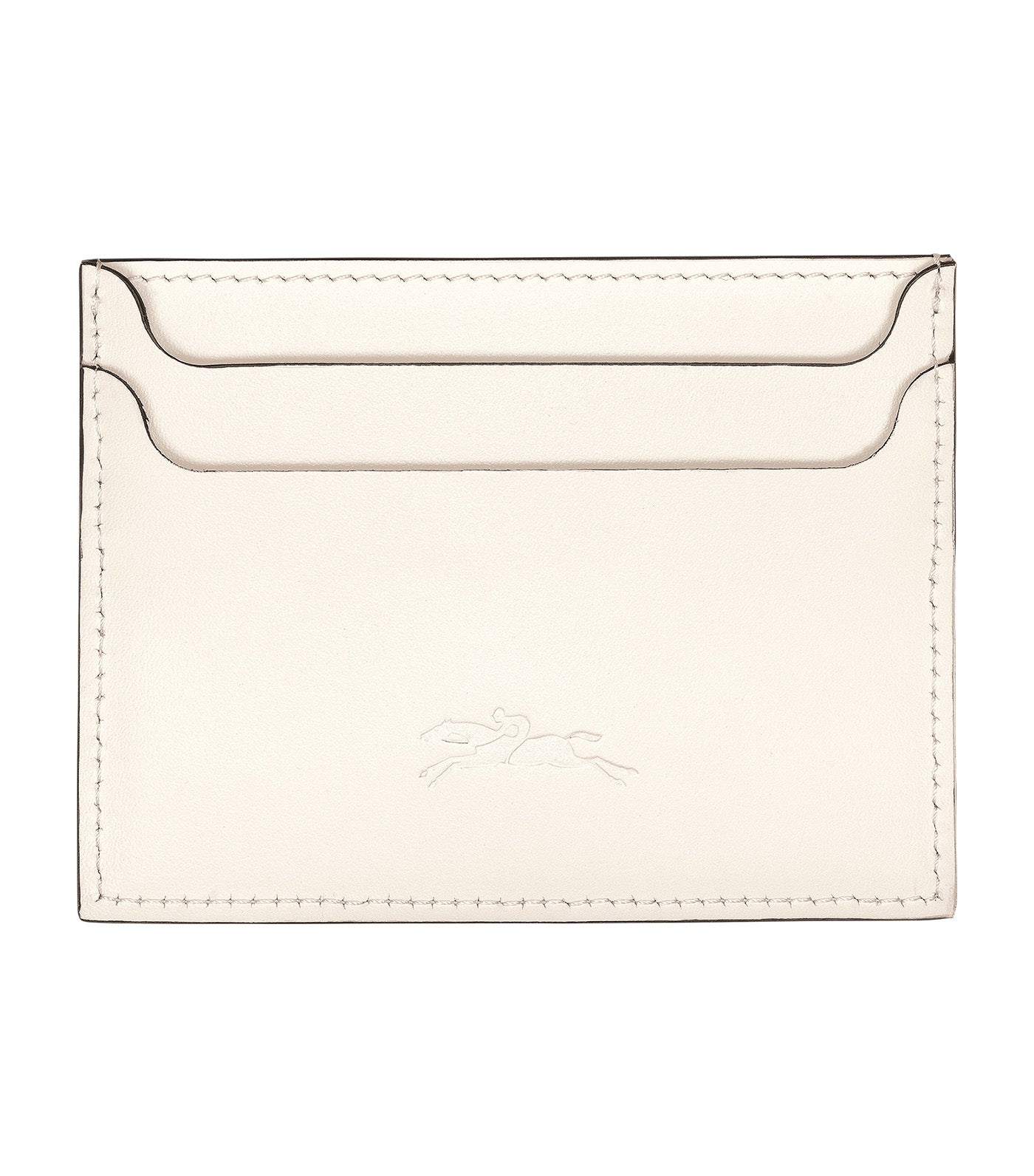 Le Foulonné Card Holder Ecru