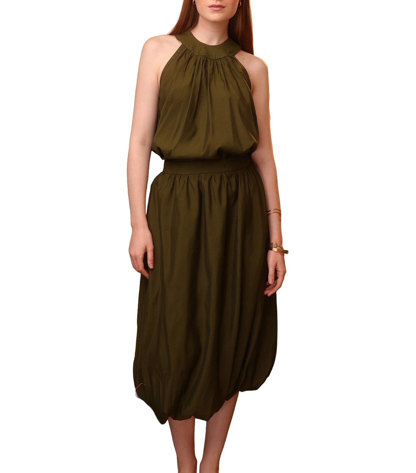 Airi Blouse Olive Green
