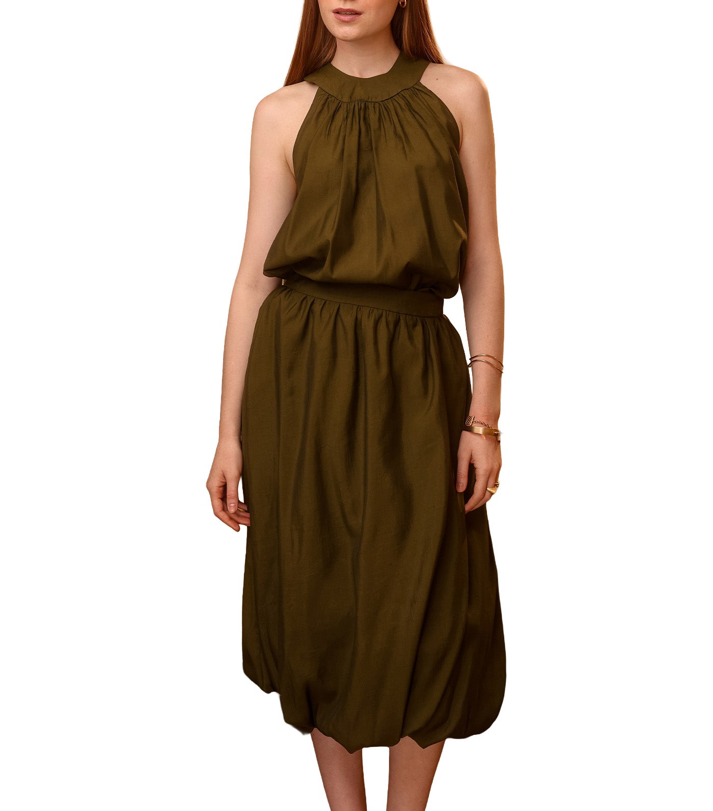 Airi Blouse Olive Green