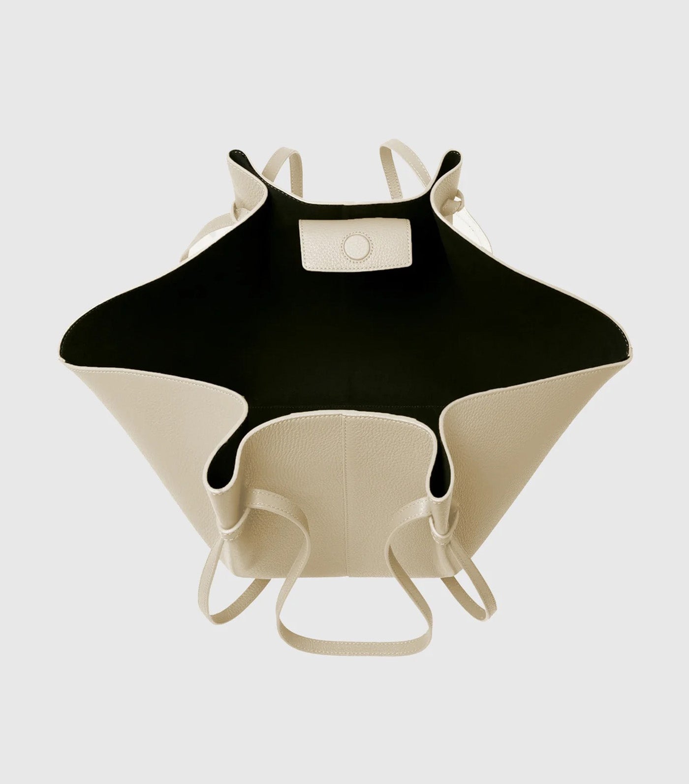 Large Mochi Pebble-Grained Leather