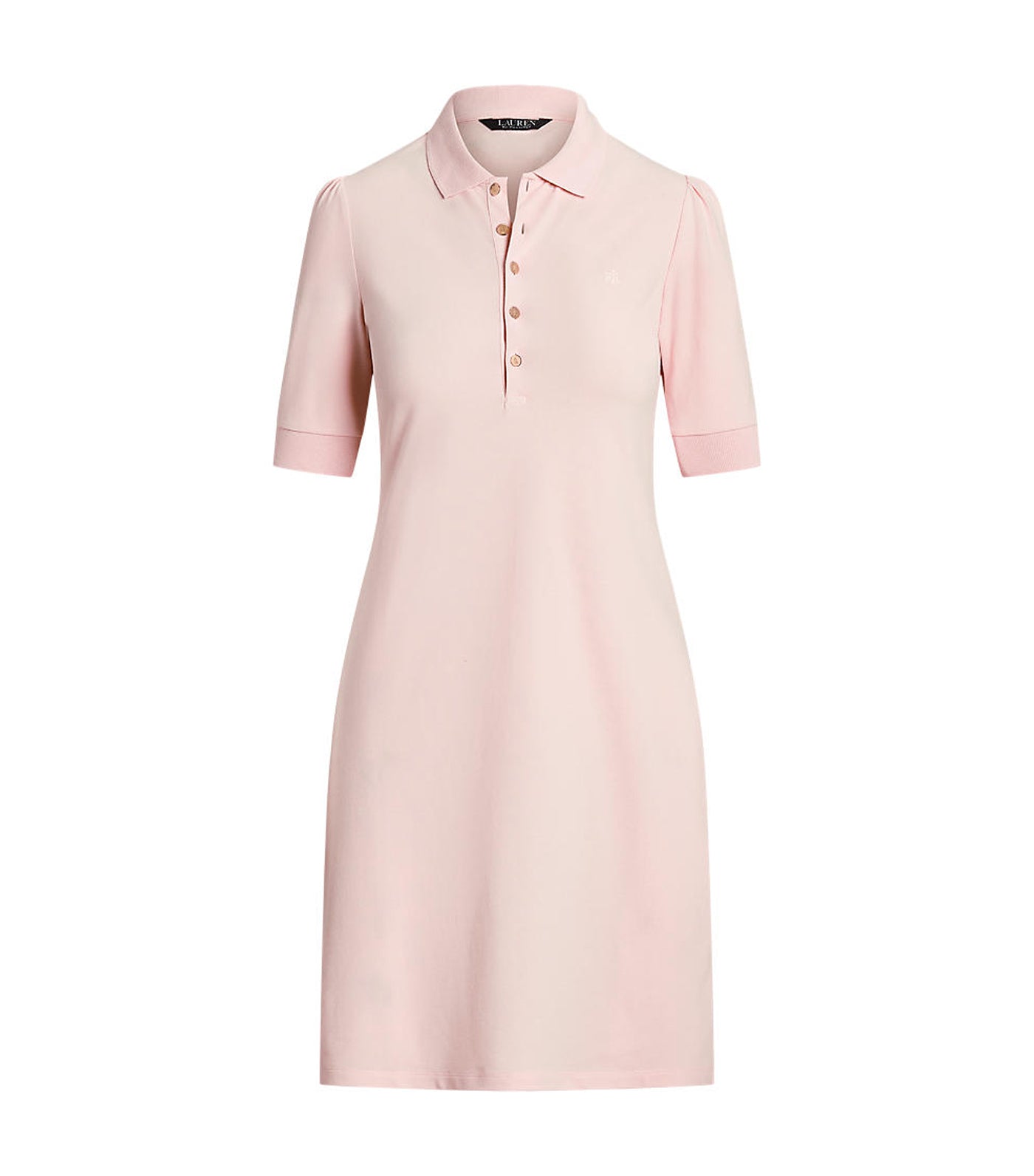 Women's Collared Shift Dress Pale Pink