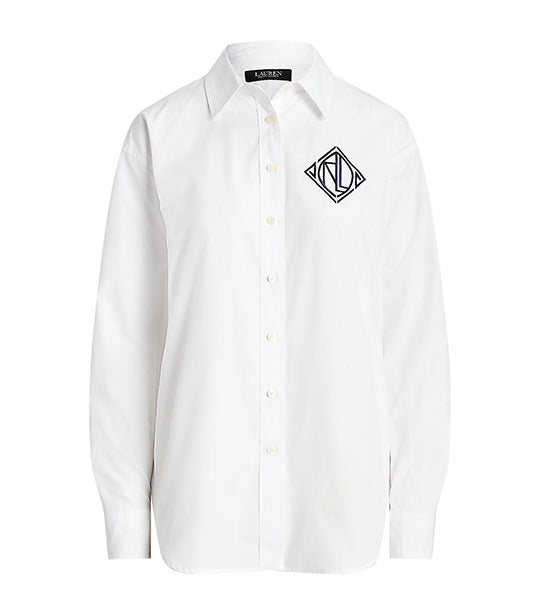 Women's Cotton Broadcloth Shirt White