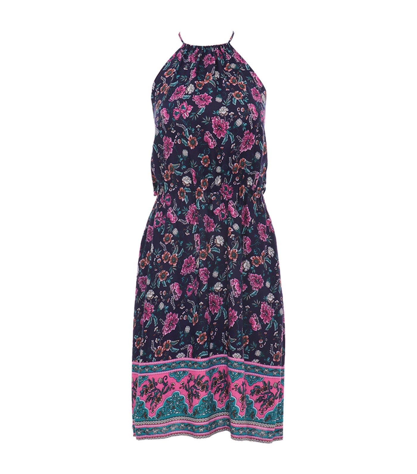 Emera Dress Dark Blue Multi