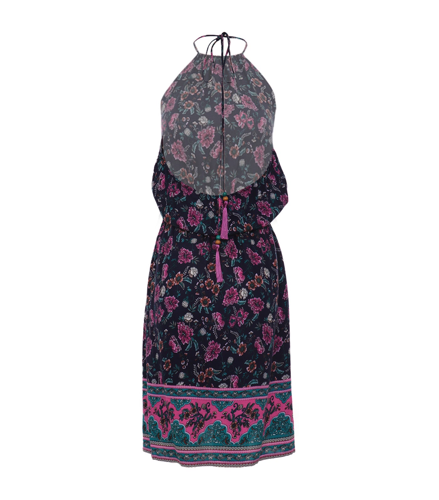 Emera Dress Dark Blue Multi