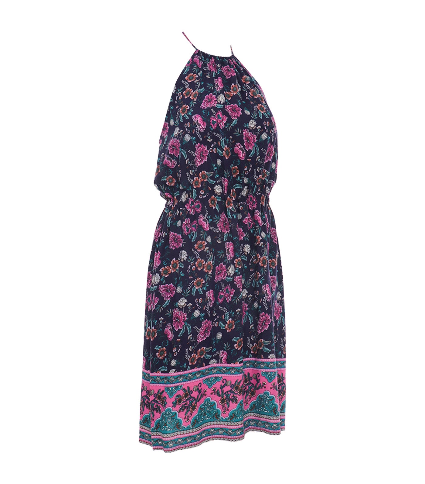 Emera Dress Dark Blue Multi