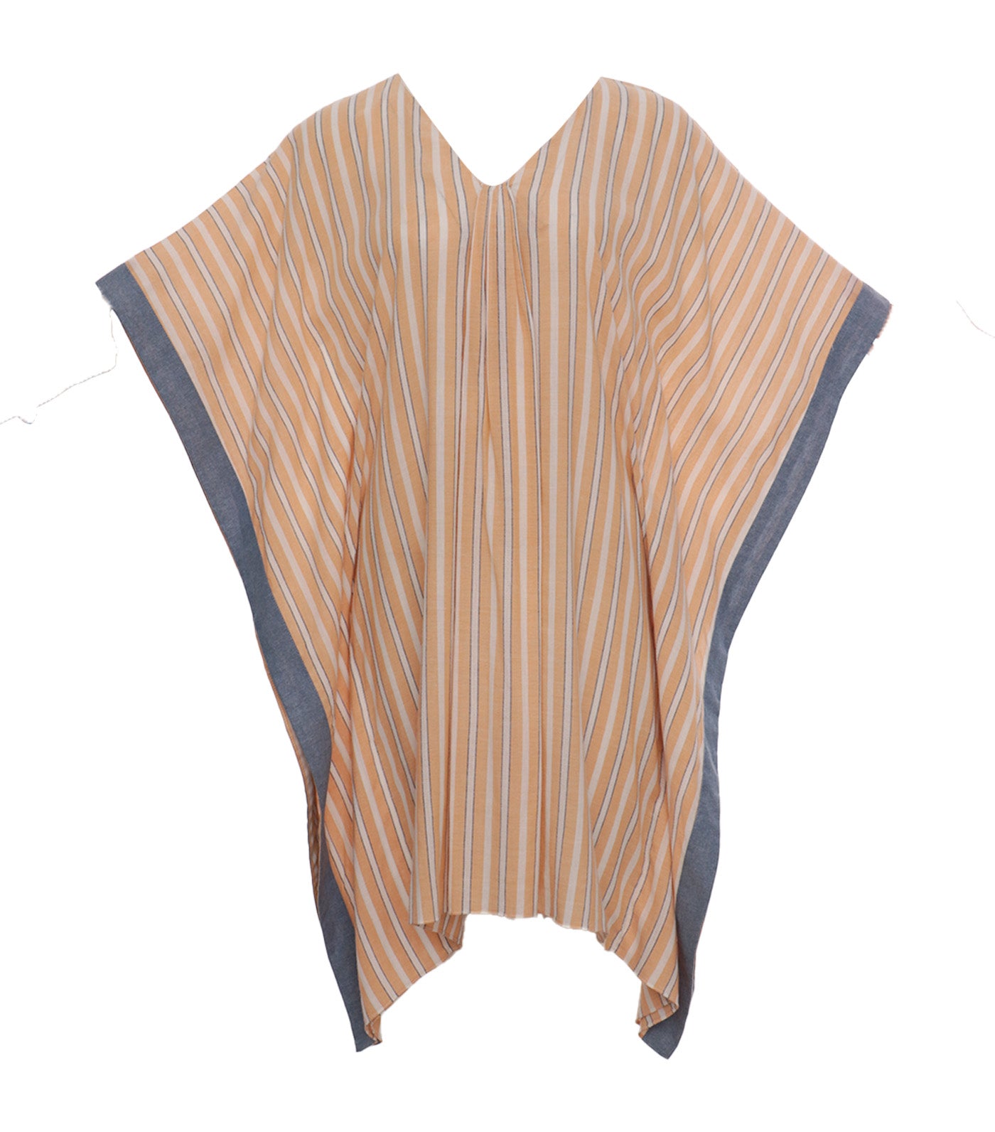 Sally Caftan Yellow Stripes