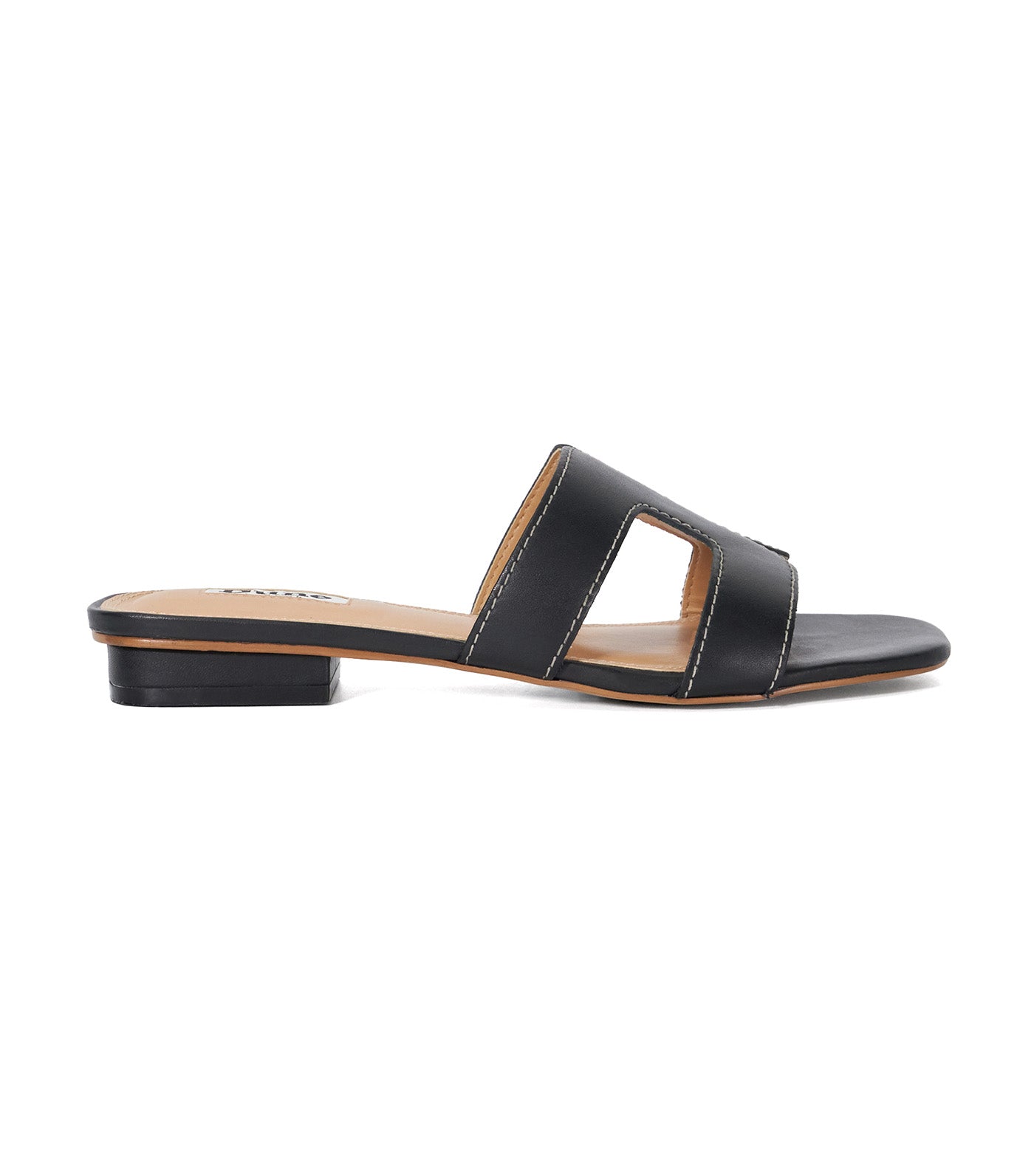 Dune London Loupe Slide Black