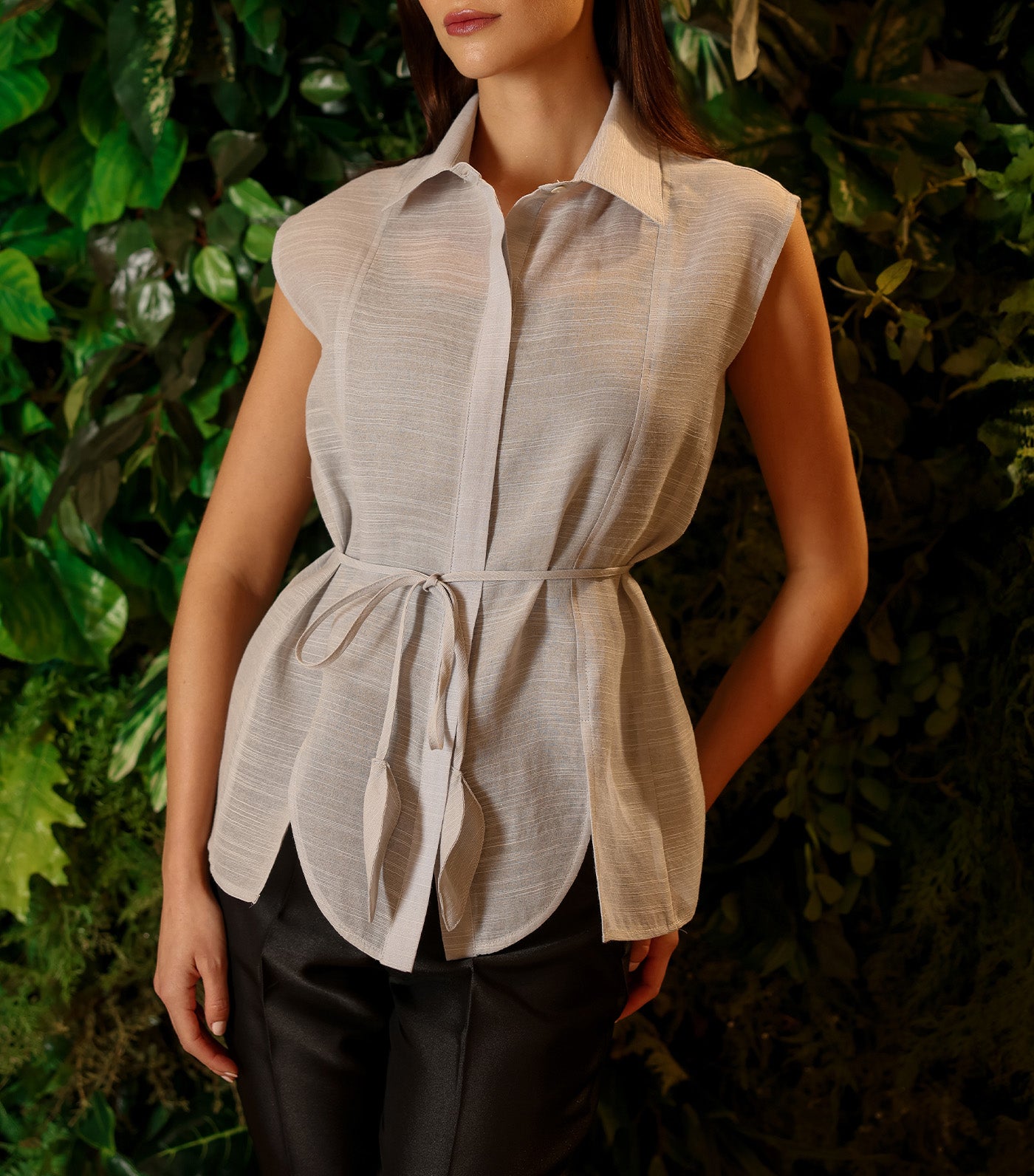 Feliza Blouse Gray