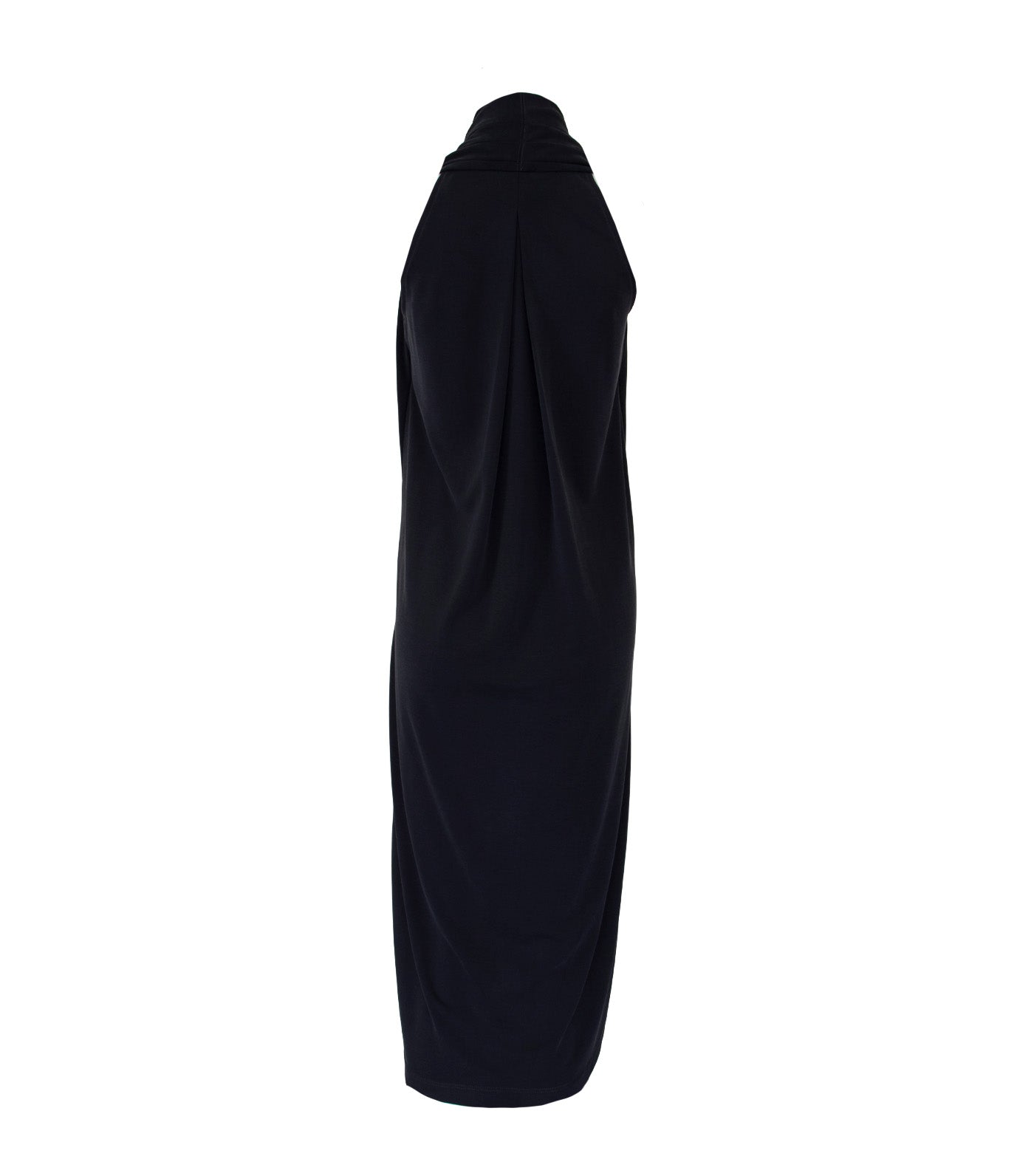Lady Rustan Krizia Ruched Jersey Dress Dark Gray