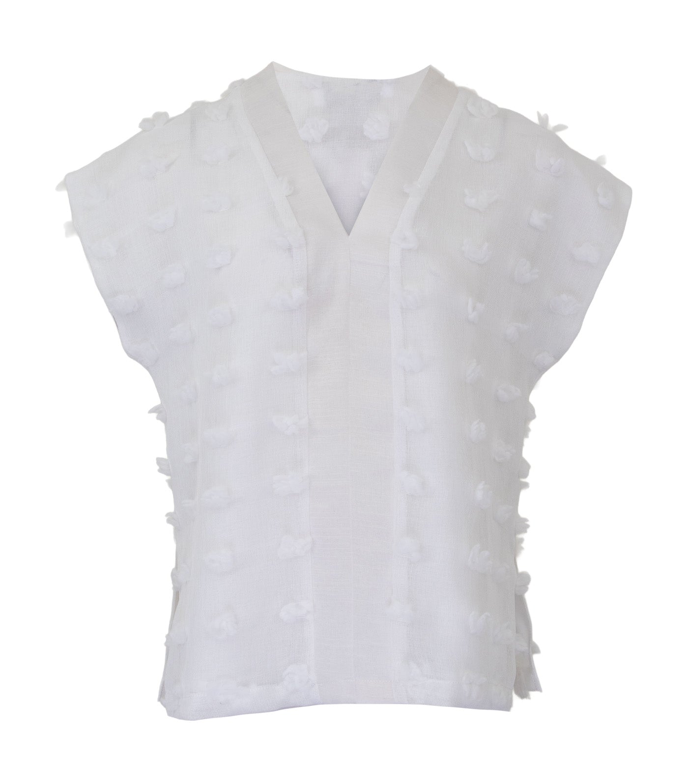 Lady Rustan Nelly Tasseled Blouse White