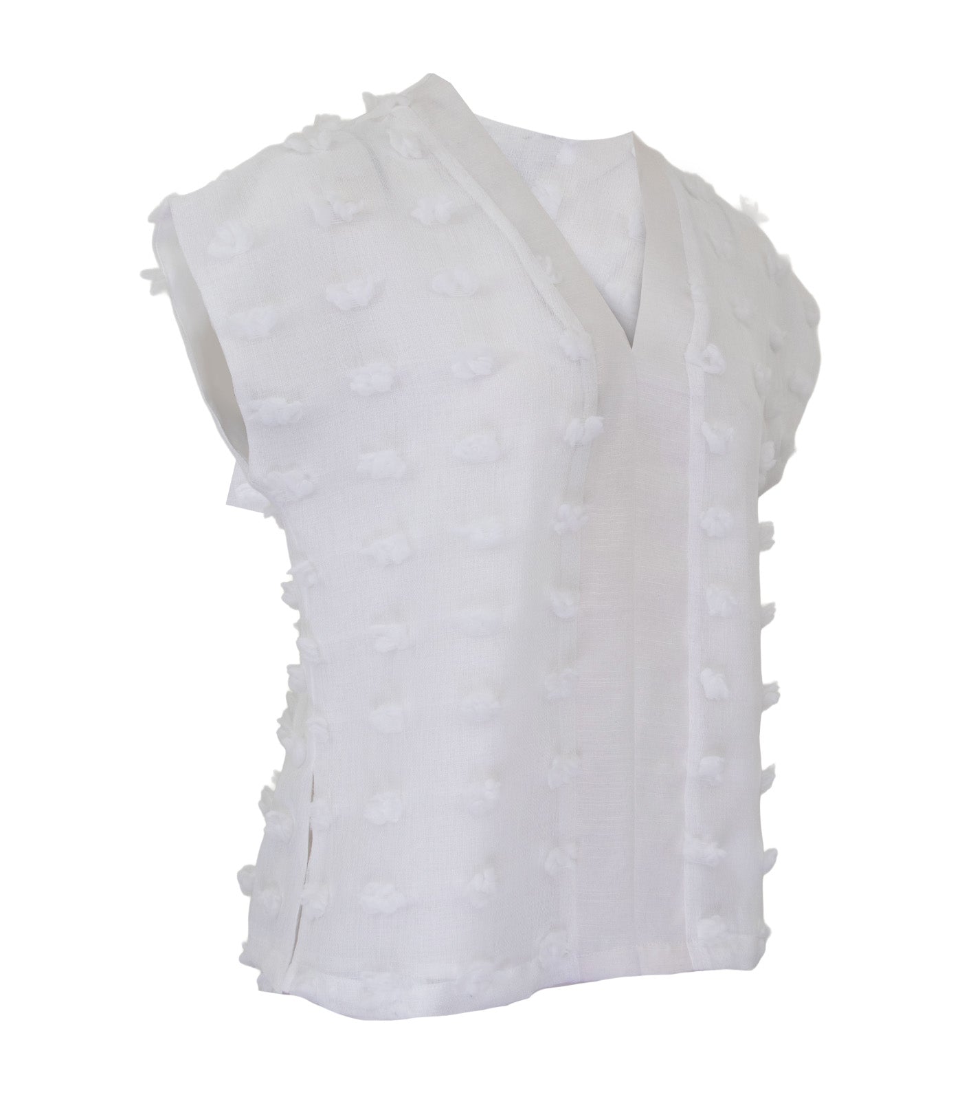 Lady Rustan Nelly Tasseled Blouse White