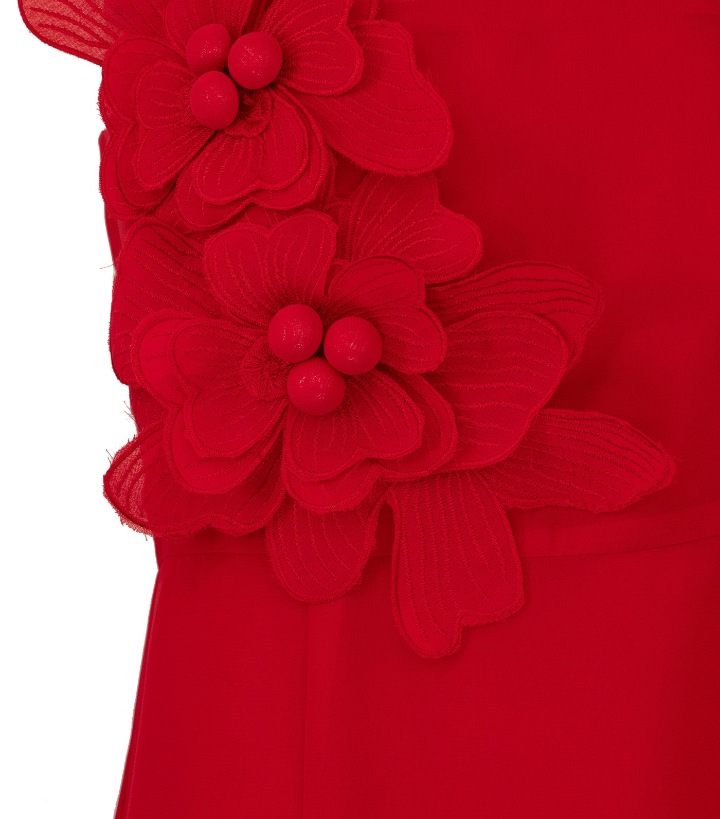 Lady Rustan Rezza Crepe Dress Red
