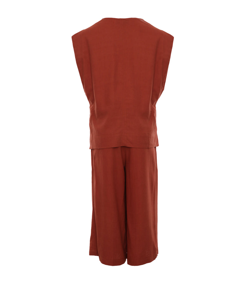 Lady Rustan Tala Set Orange/Cream | Rustan's