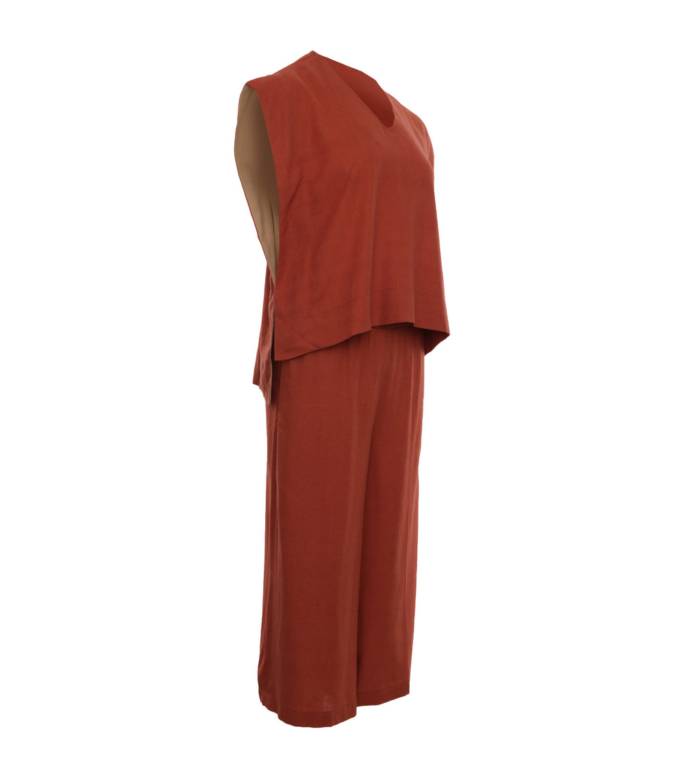 Lady Rustan Tala Set Orange/Cream | Rustan's