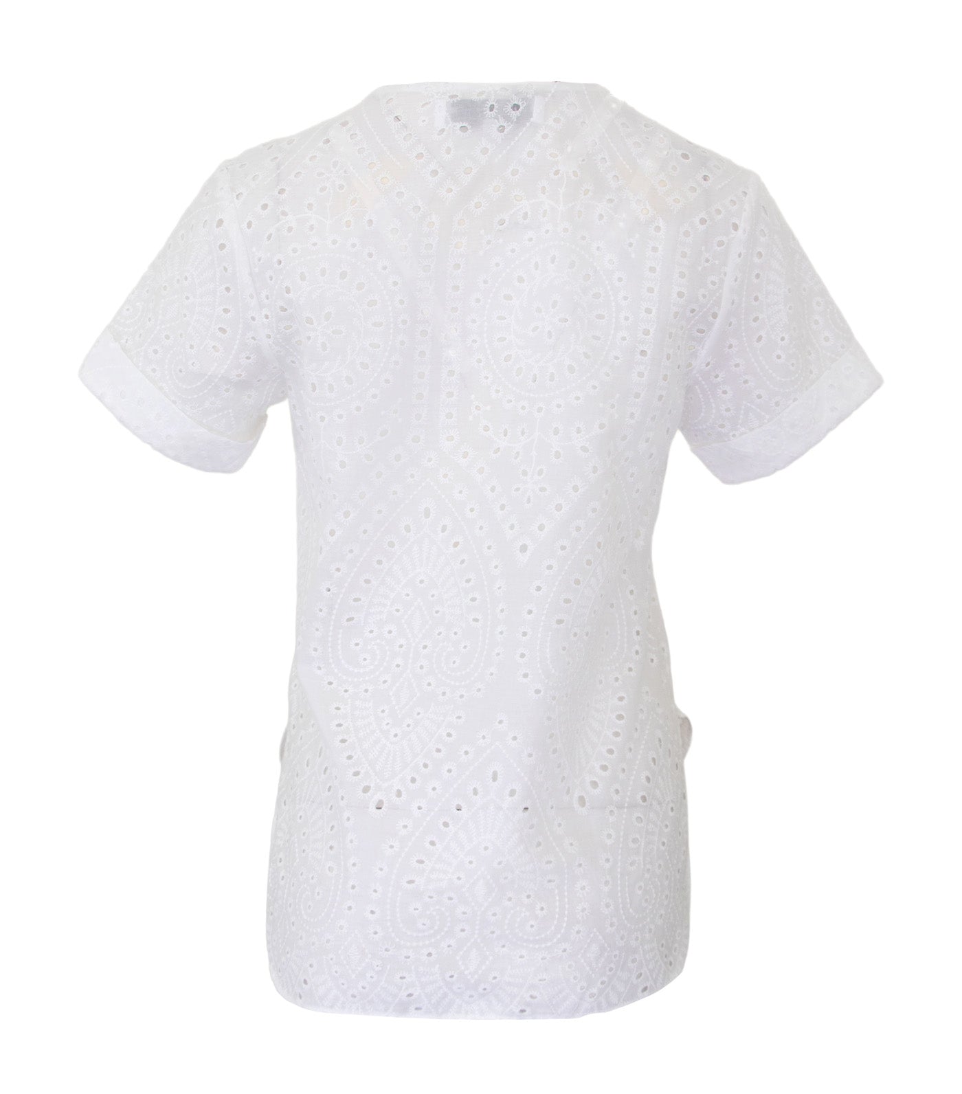 Lady Rustan Zuri Cotton Eyelet Blouse White