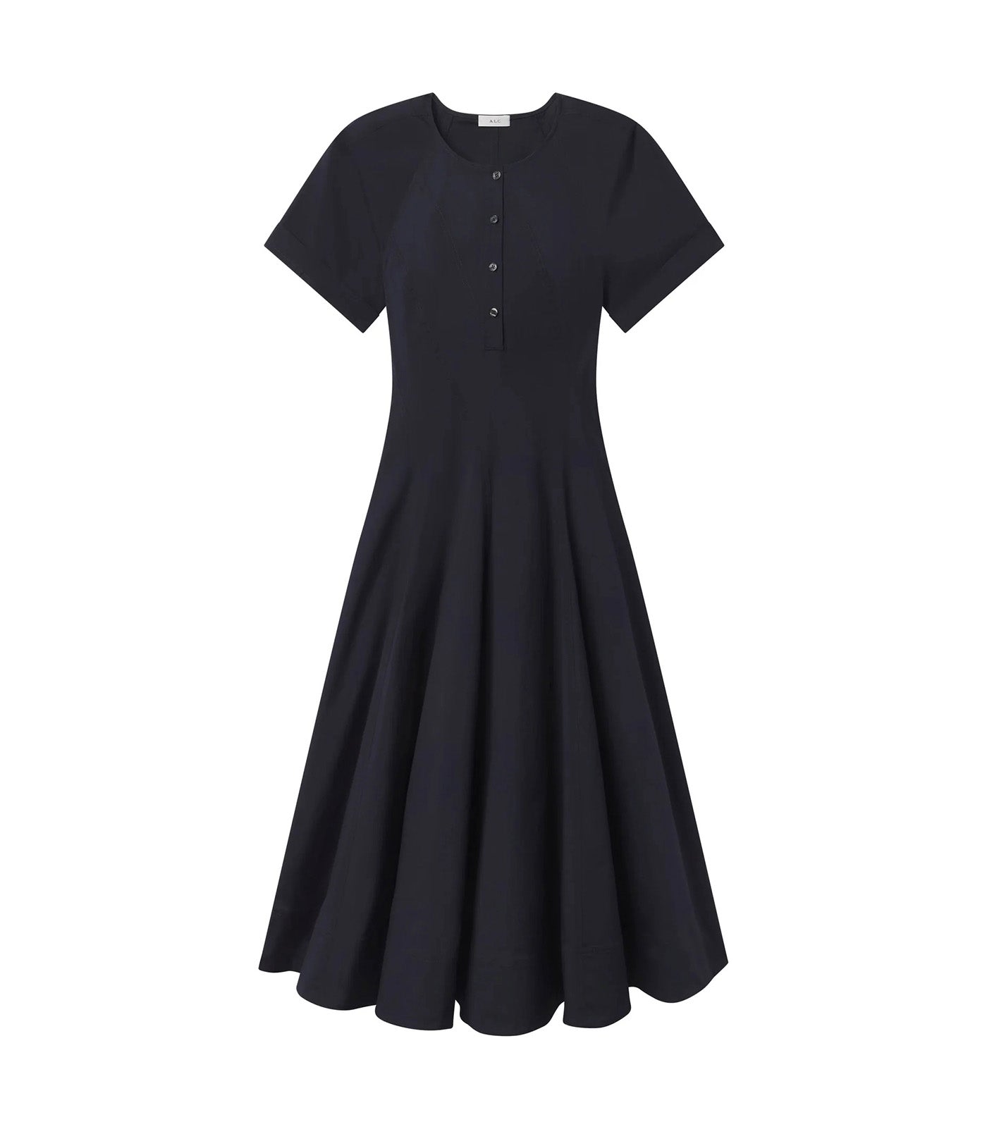 Lucille Cotton Midi Dress Night Blue