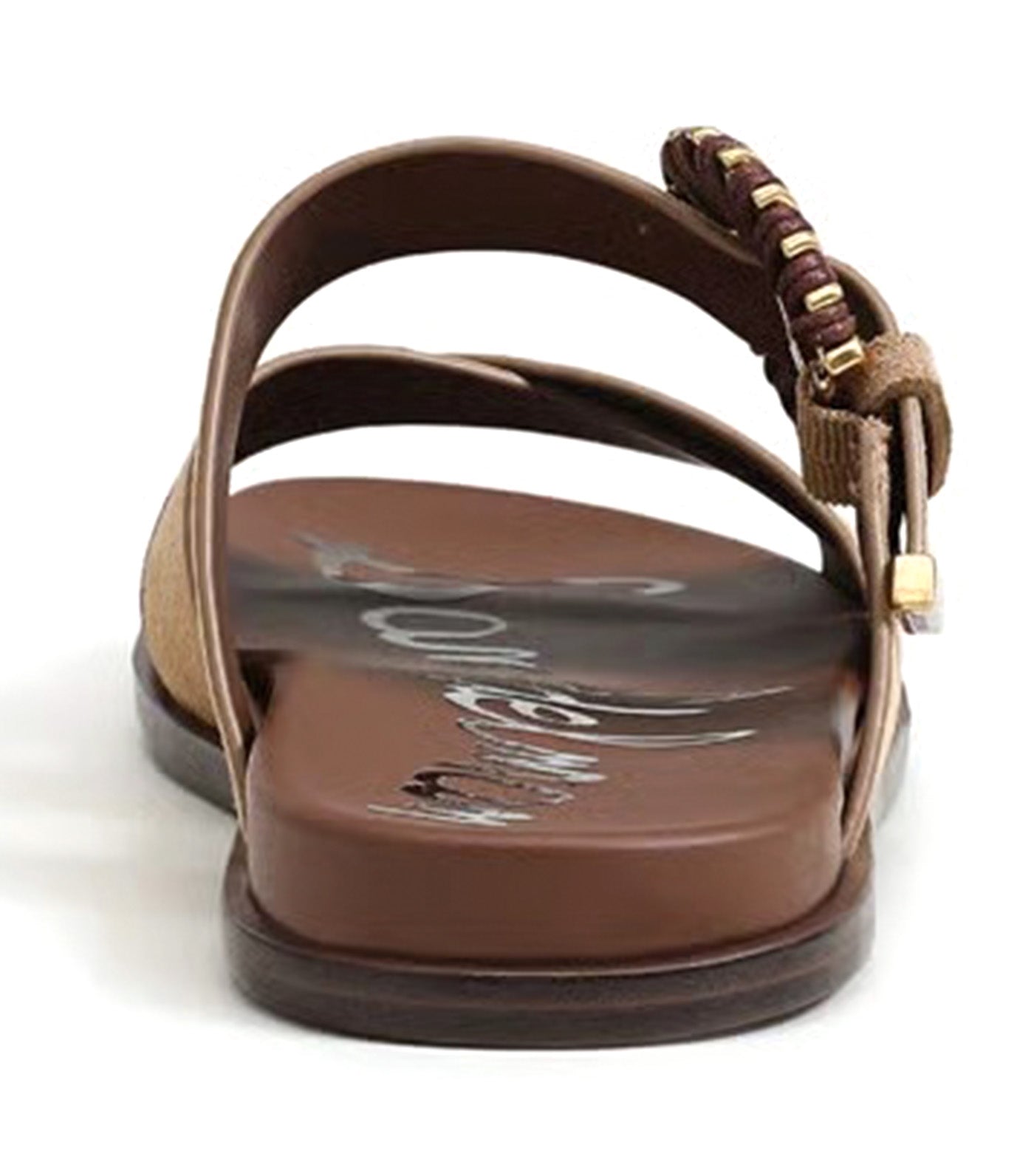 Sam Edelman Lucy Slide Sandal Bamboo Brown