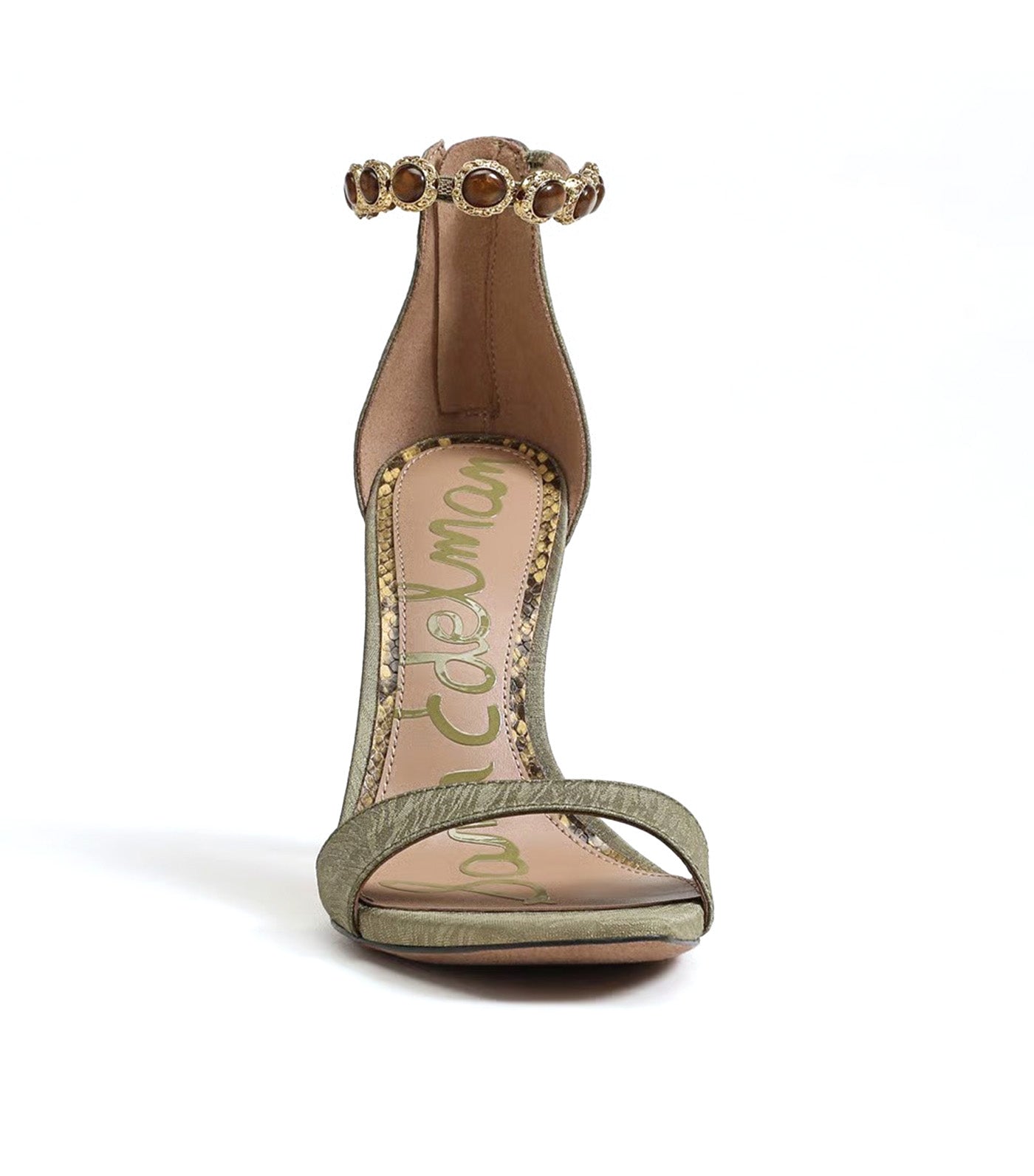 Lyra Stiletto Sandal Light Olive
