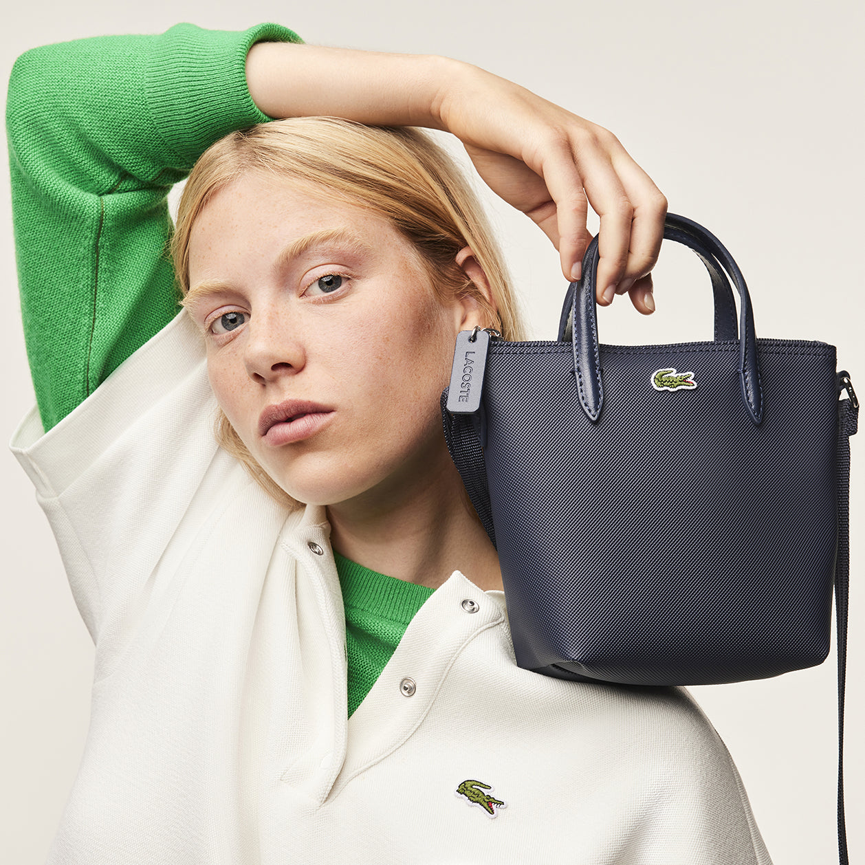 Lacoste Vertical or Horizontal Tote Bag