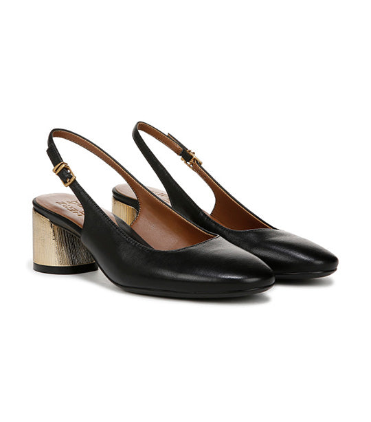 Lane Slingback Pumps Black